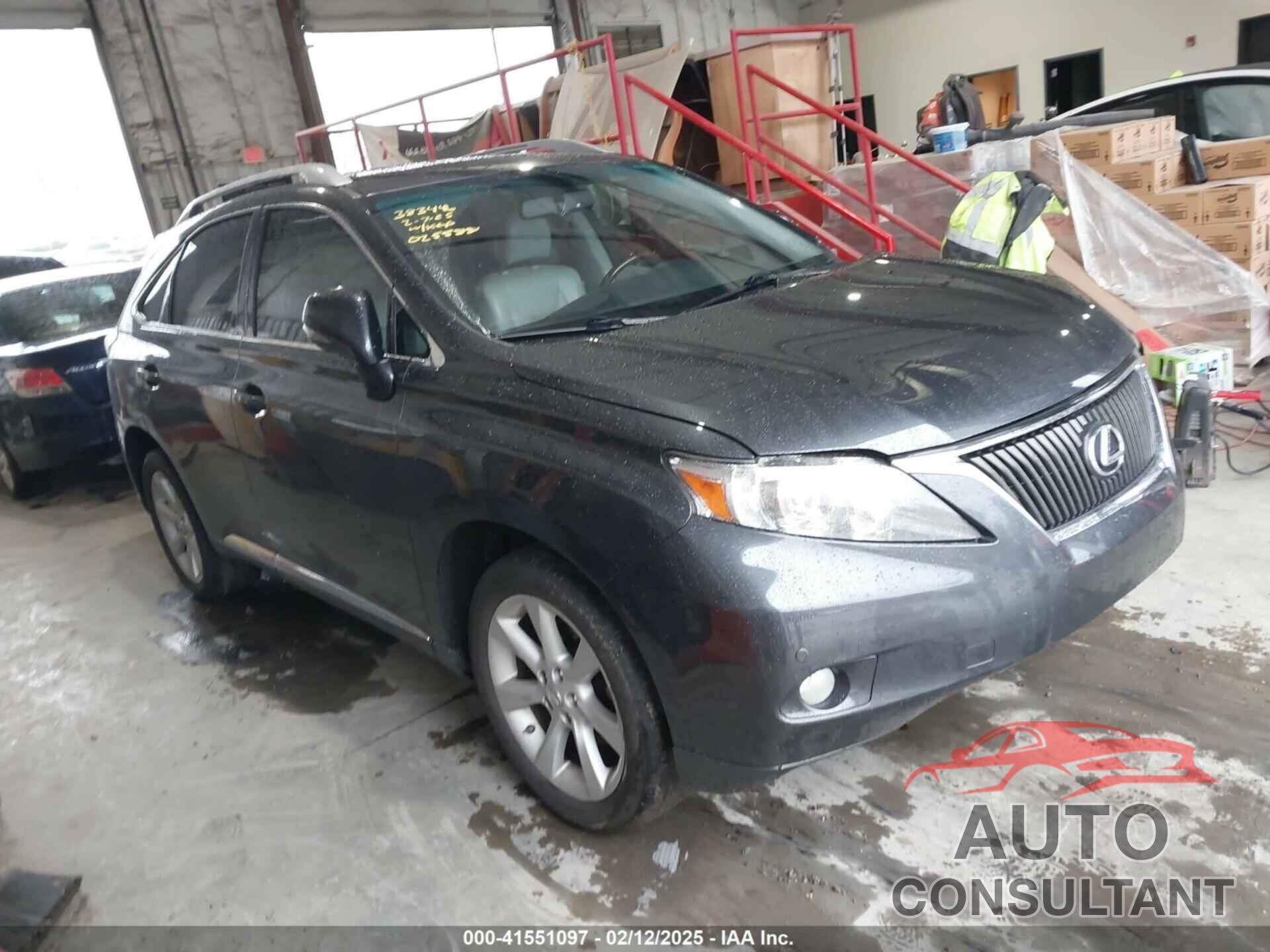 LEXUS RX 350 2010 - 2T2ZK1BA7AC025588