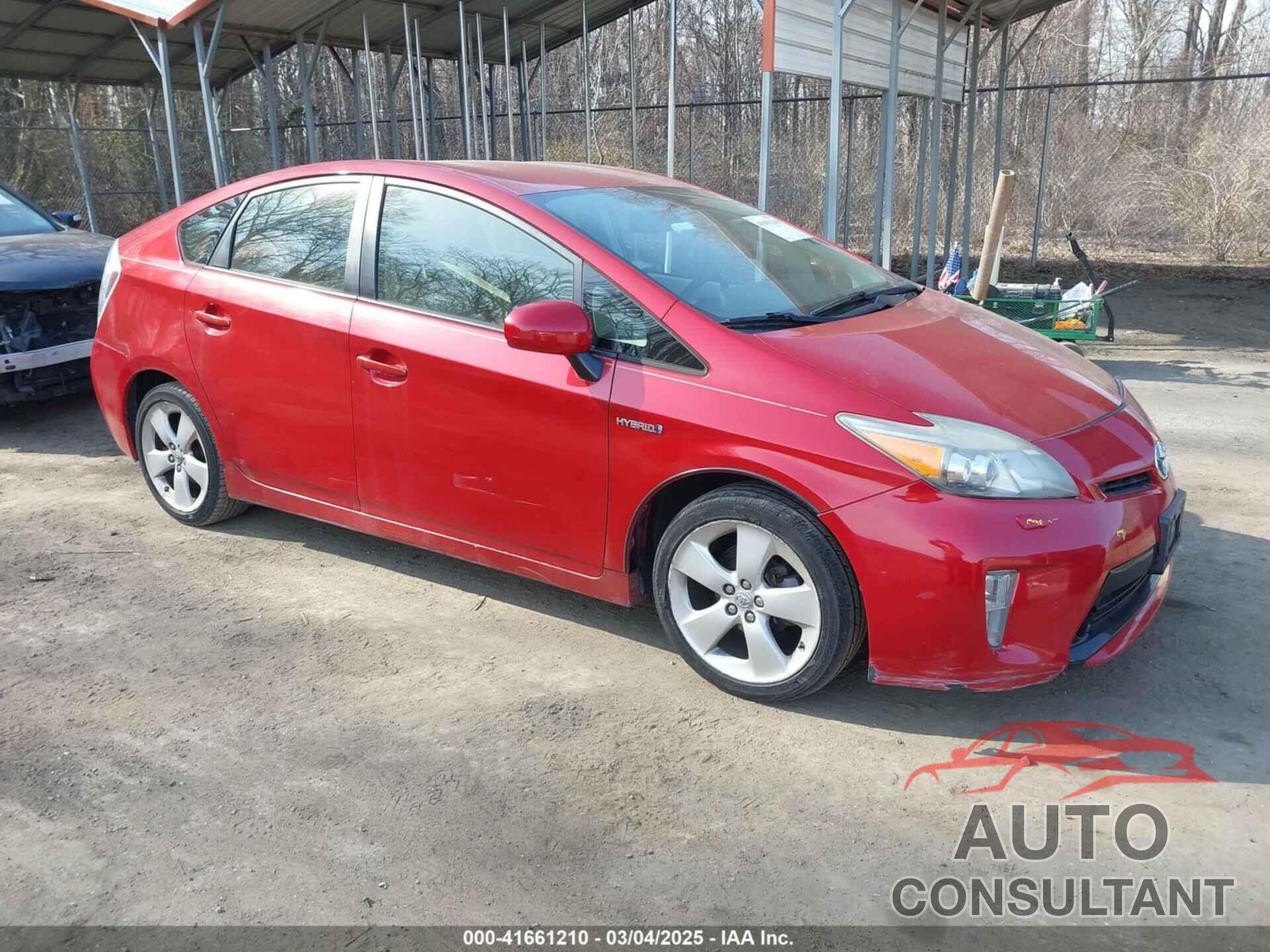 TOYOTA PRIUS 2012 - JTDKN3DU0C5436363