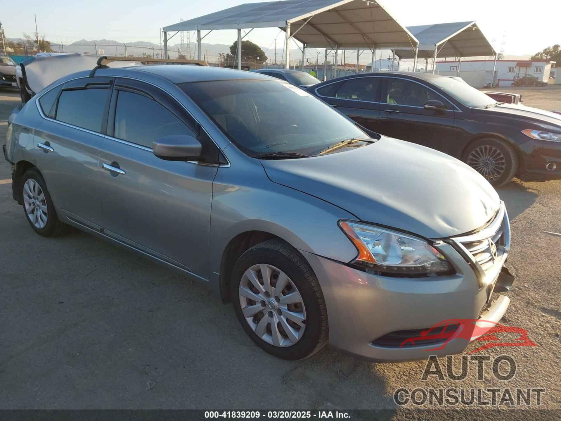 NISSAN SENTRA 2014 - 3N1AB7AP9EL682487