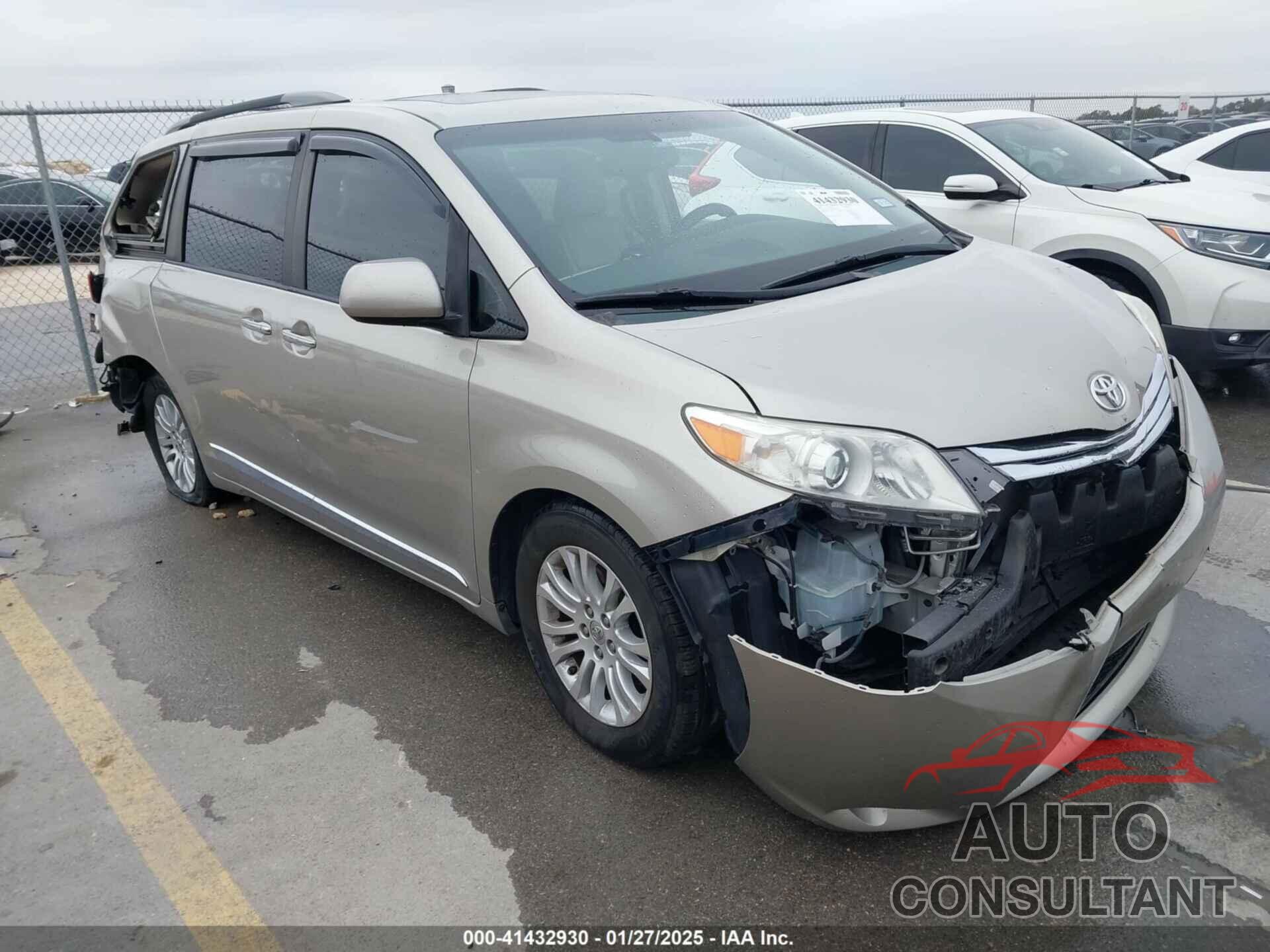 TOYOTA SIENNA 2015 - 5TDYK3DC3FS536689