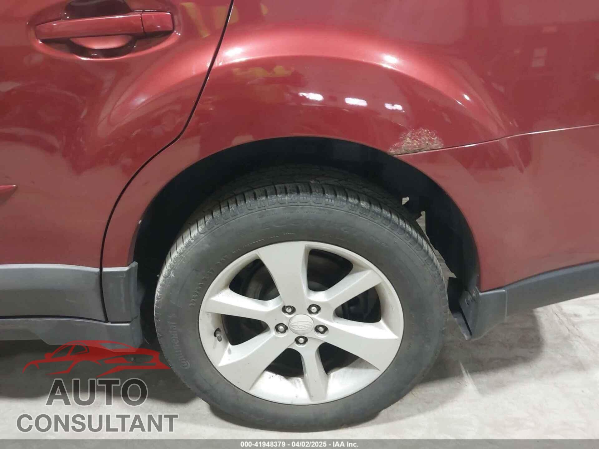 SUBARU OUTBACK 2014 - 4S4BRBCC4E3275081