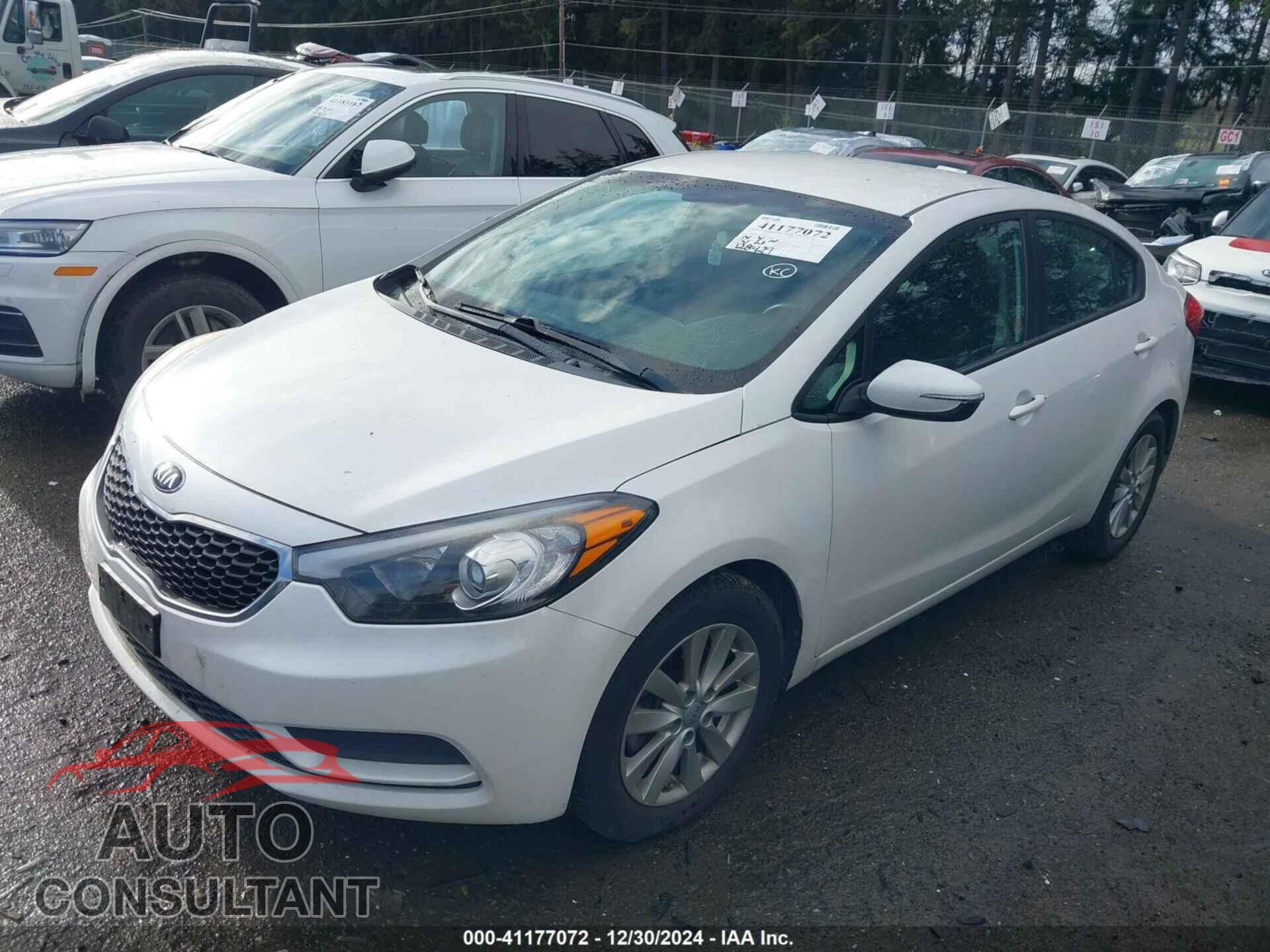 KIA FORTE 2014 - KNAFX4A65E5229300