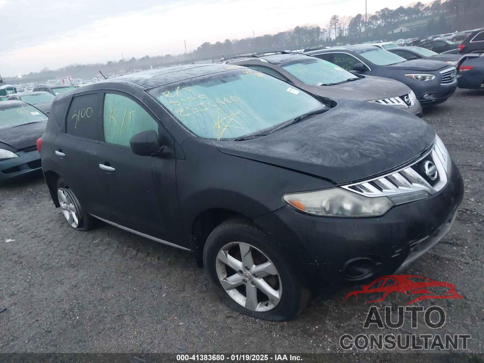 NISSAN MURANO 2009 - JN8AZ18UX9W010654