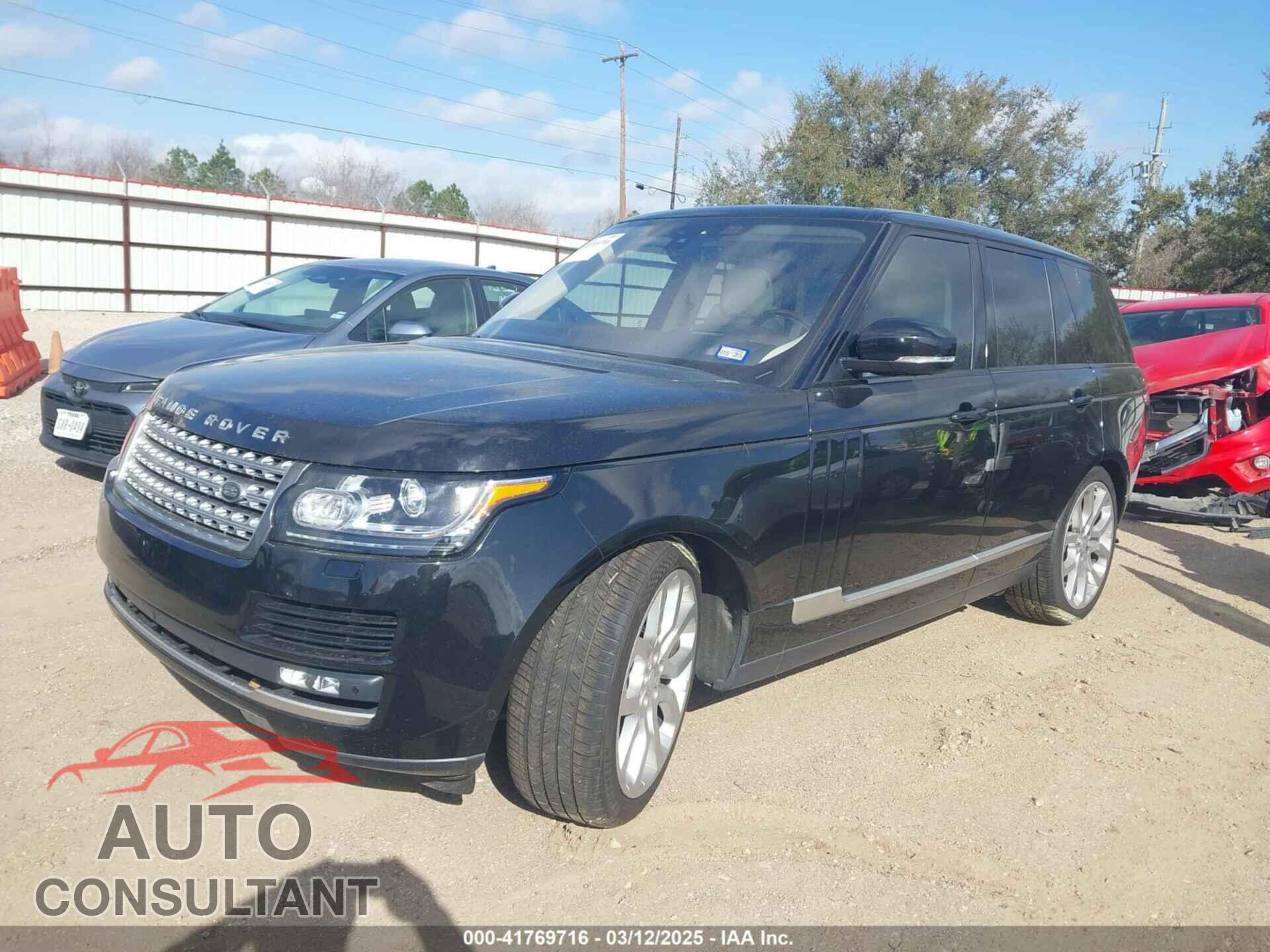 LAND ROVER RANGE ROVER 2017 - SALGS2FV5HA347782