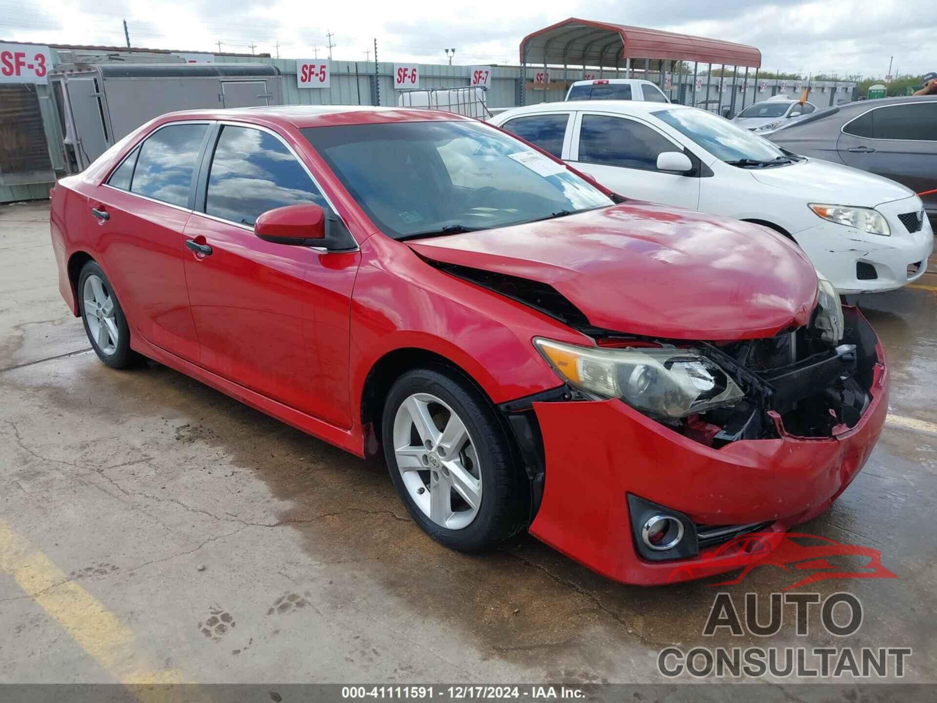 TOYOTA CAMRY 2012 - 4T1BF1FK2CU518691