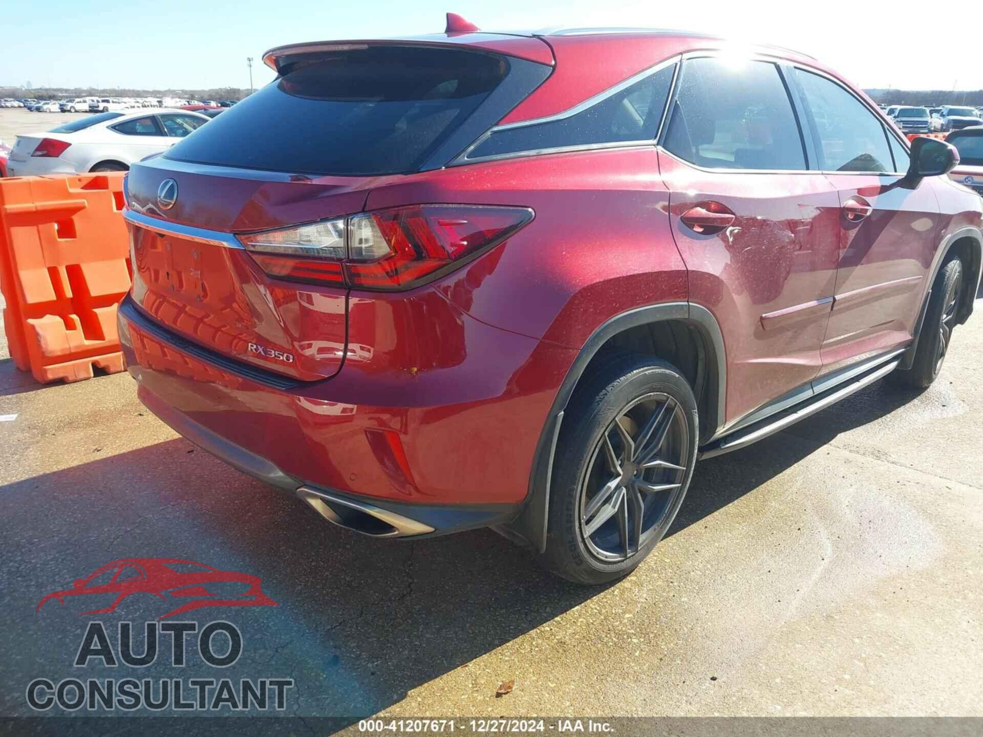 LEXUS RX 350 2017 - 2T2ZZMCA4HC047036