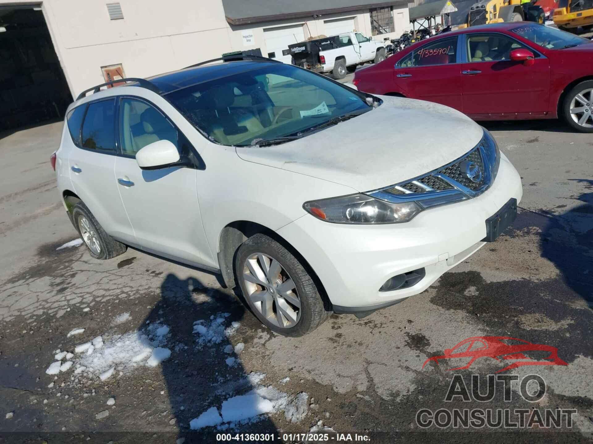 NISSAN MURANO 2012 - JN8AZ1MW3CW200178