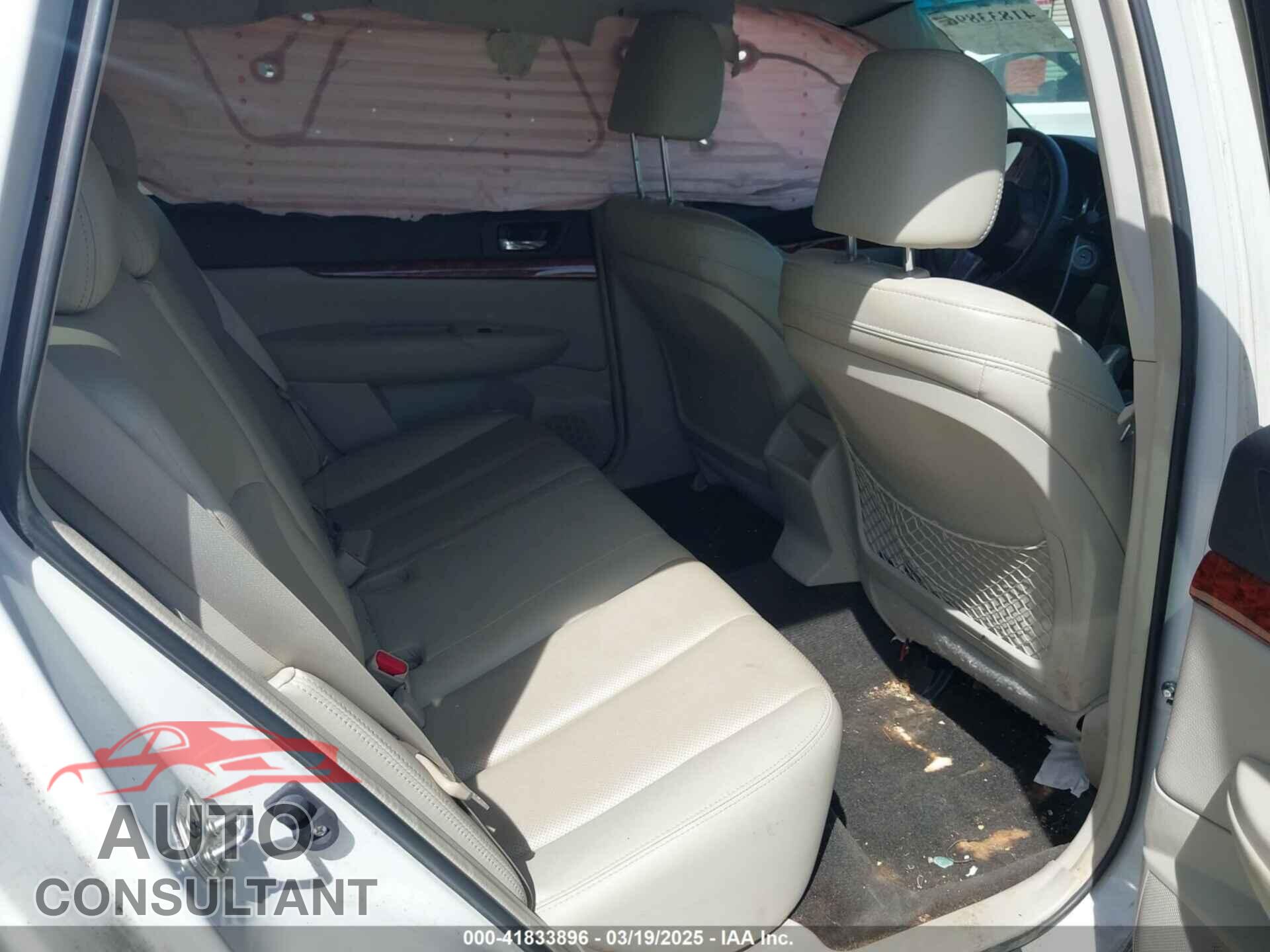 SUBARU OUTBACK 2011 - 4S4BRBLC2B3433543