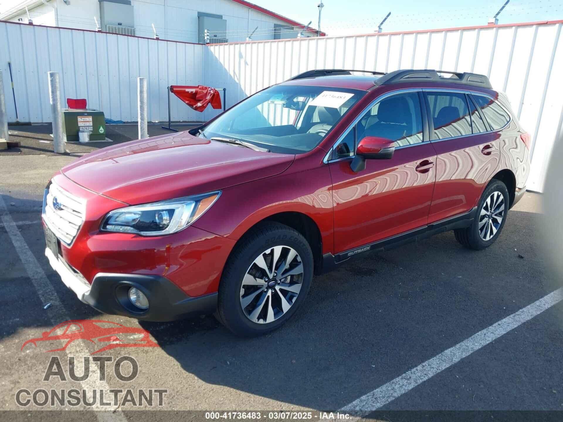 SUBARU OUTBACK 2017 - 4S4BSENC9H3416637
