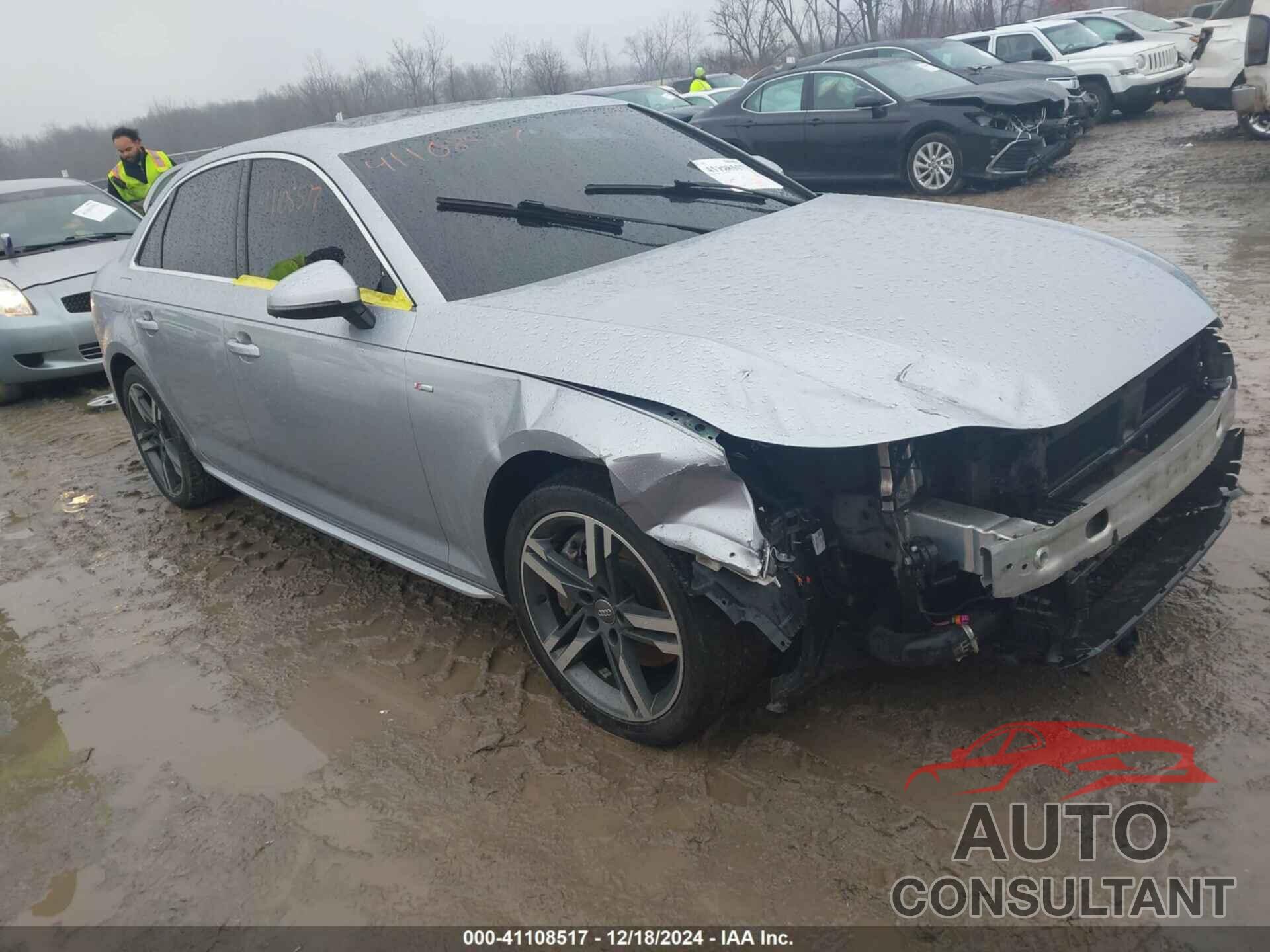 AUDI A4 2018 - WAUENAF42JN020260