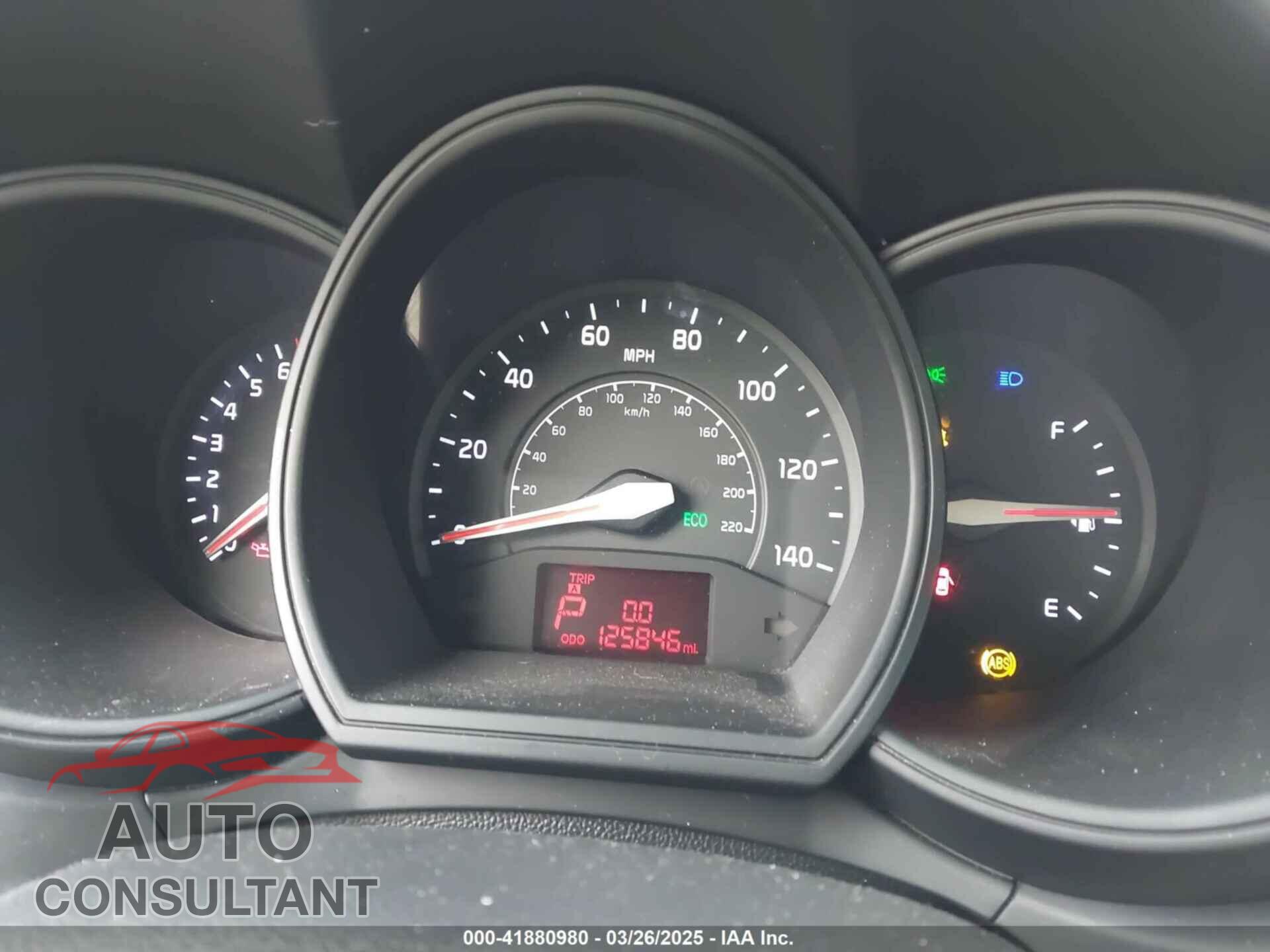 KIA RIO 2012 - KNADM4A36C6058165