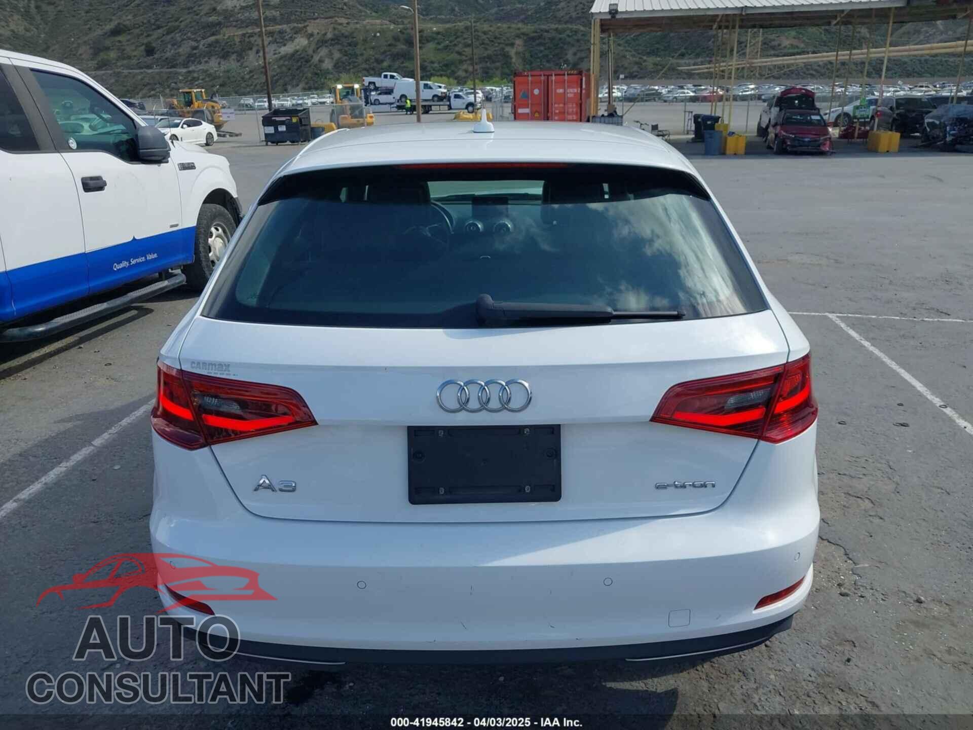 AUDI A3 E-TRON 2016 - WAUUPBFF4GA104013