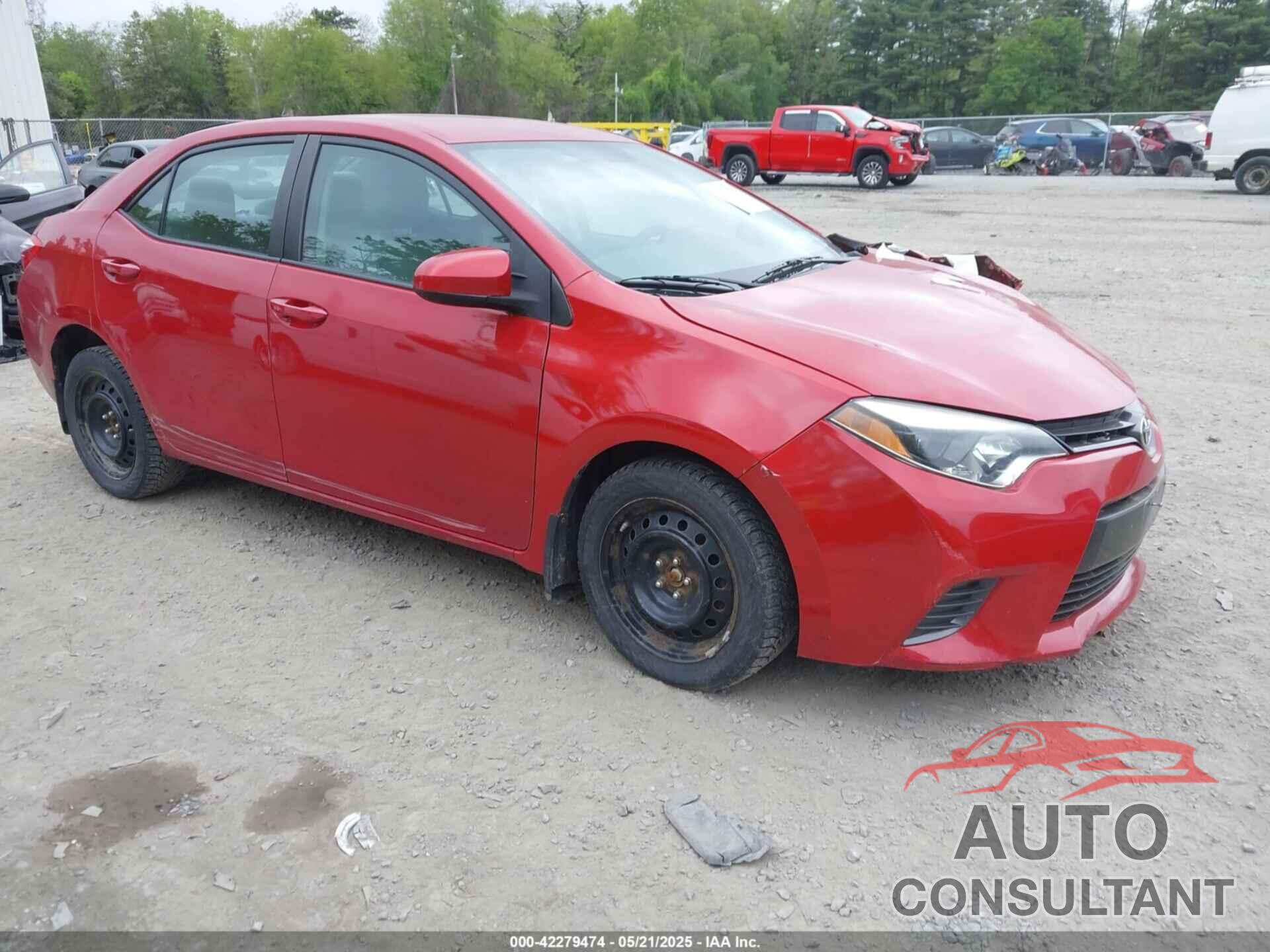 TOYOTA COROLLA 2016 - 2T1BURHE3GC703514