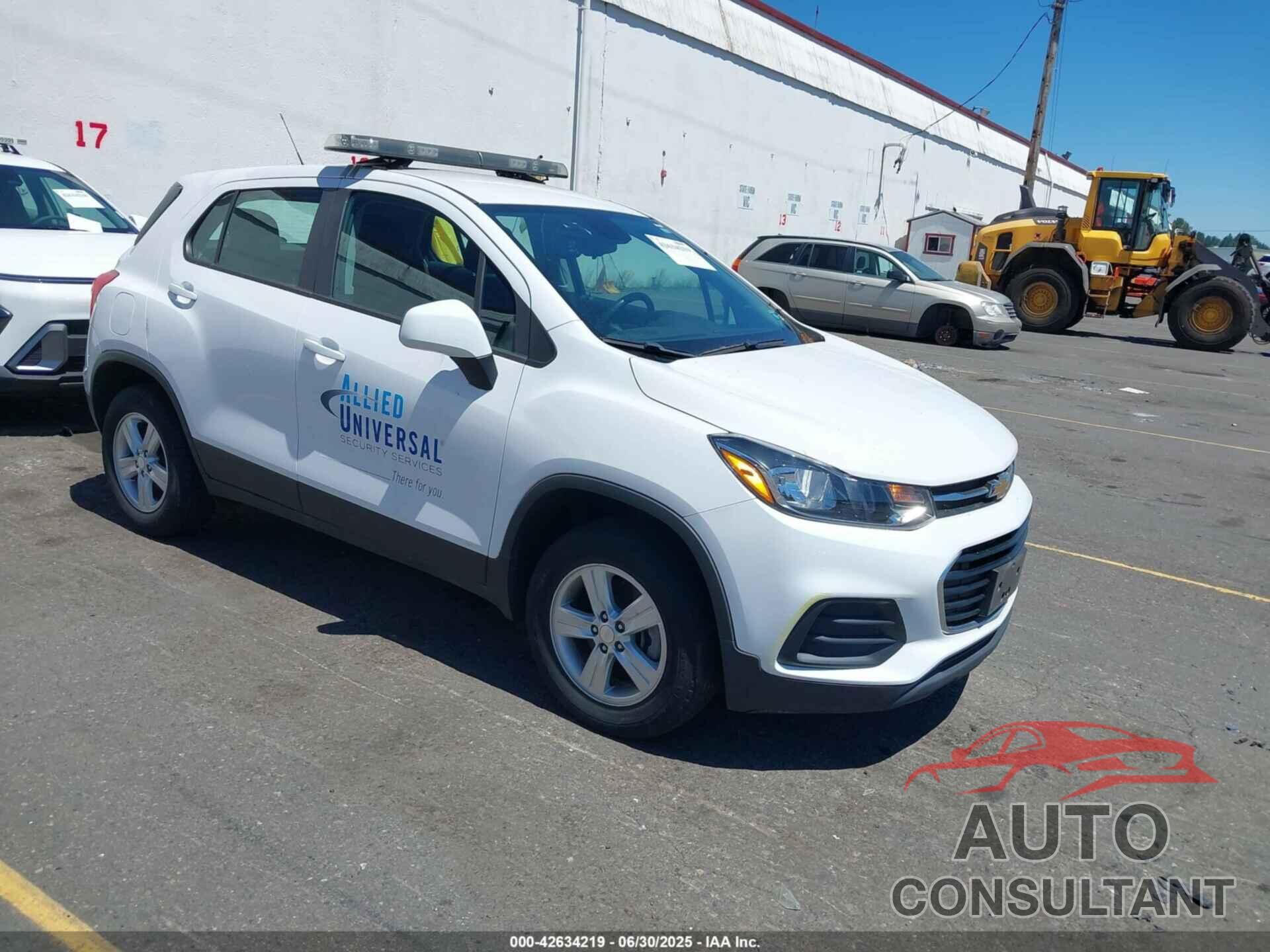 CHEVROLET TRAX 2020 - 3GNCJNSB4LL288688