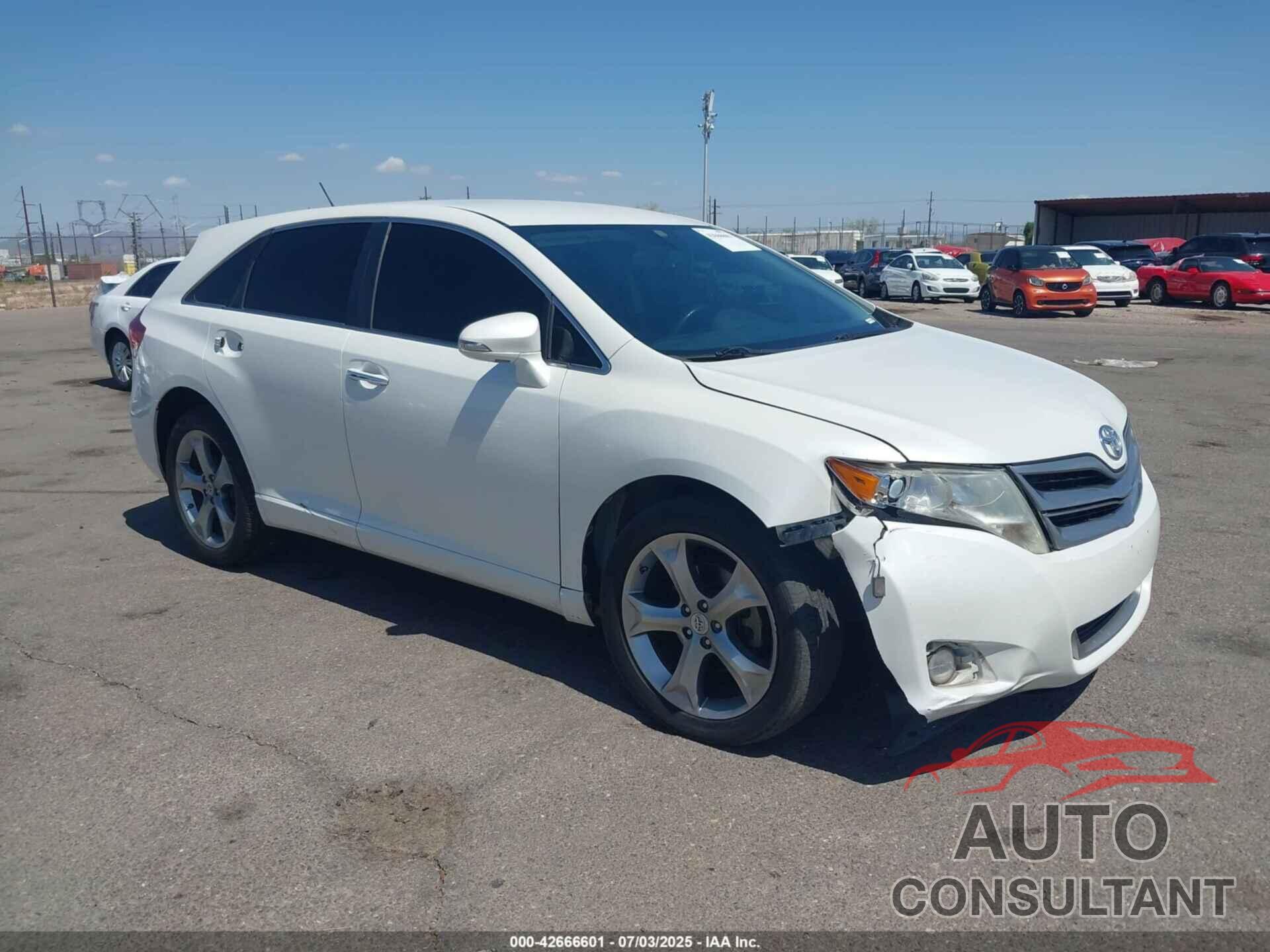 TOYOTA VENZA 2013 - 4T3ZK3BB7DU063471