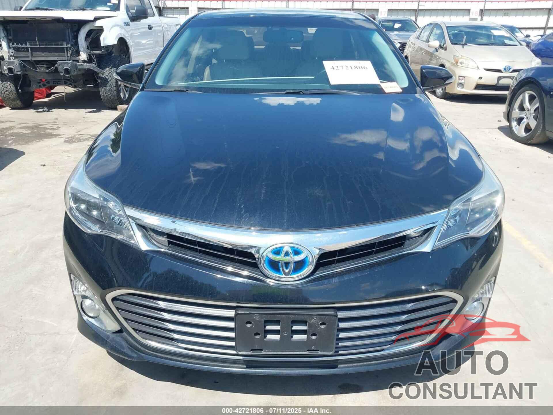 TOYOTA AVALON HYBRID 2013 - 4T1BD1EB8DU004871