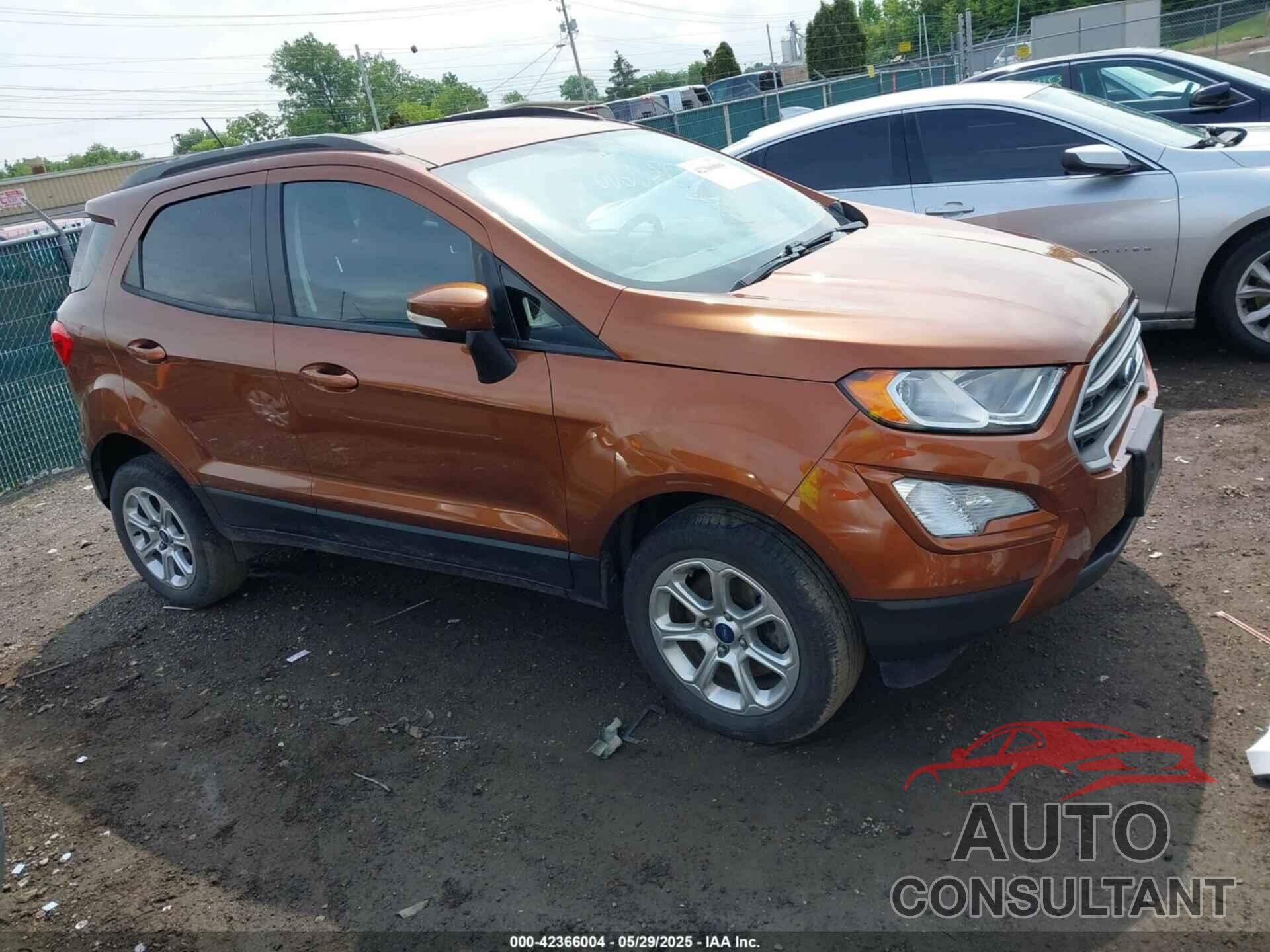 FORD ECOSPORT 2018 - MAJ6P1UL9JC213759