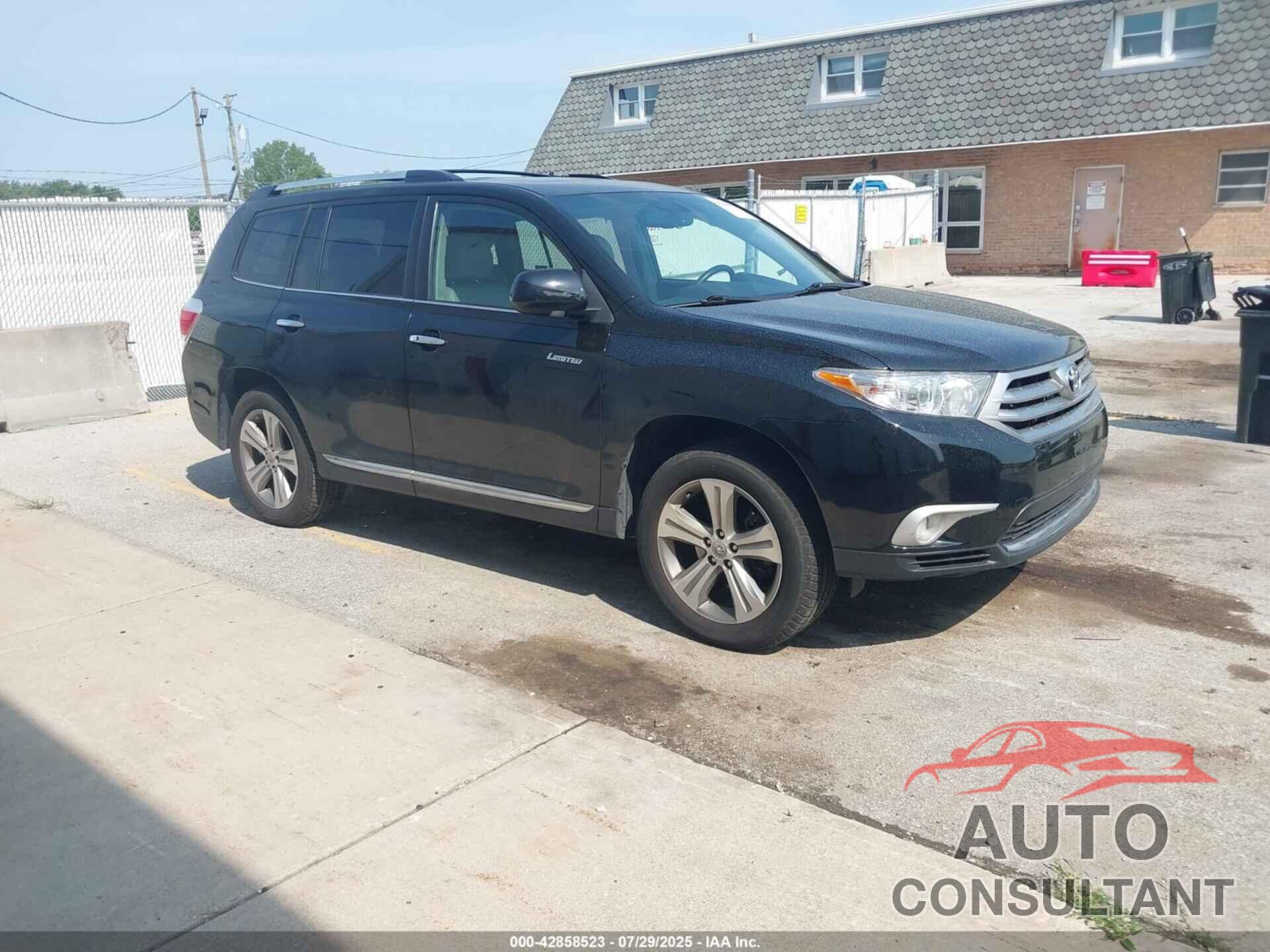 TOYOTA HIGHLANDER 2011 - 5TDDK3EH3BS081913