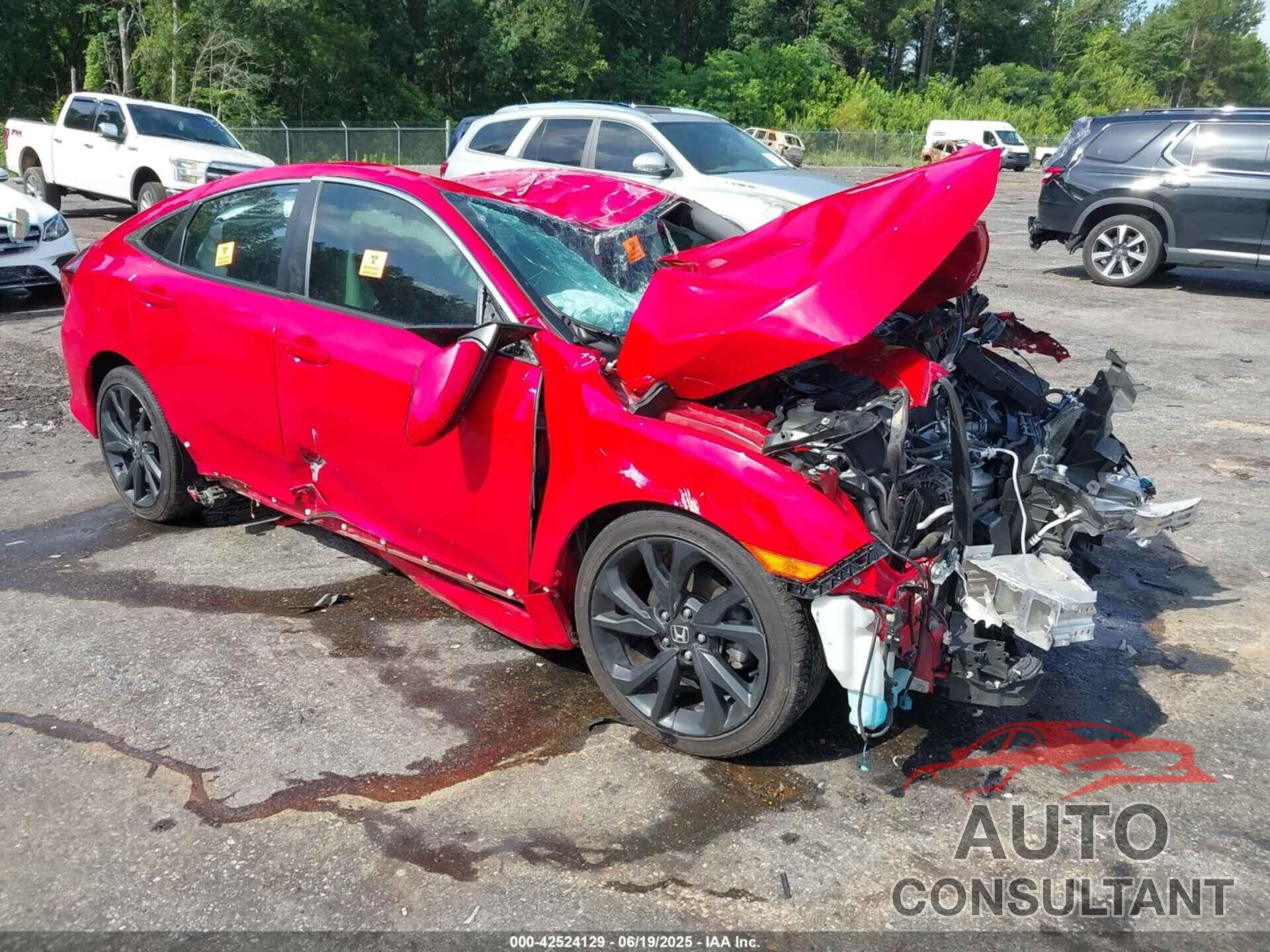 HONDA CIVIC 2020 - 2HGFC2F80LH542338