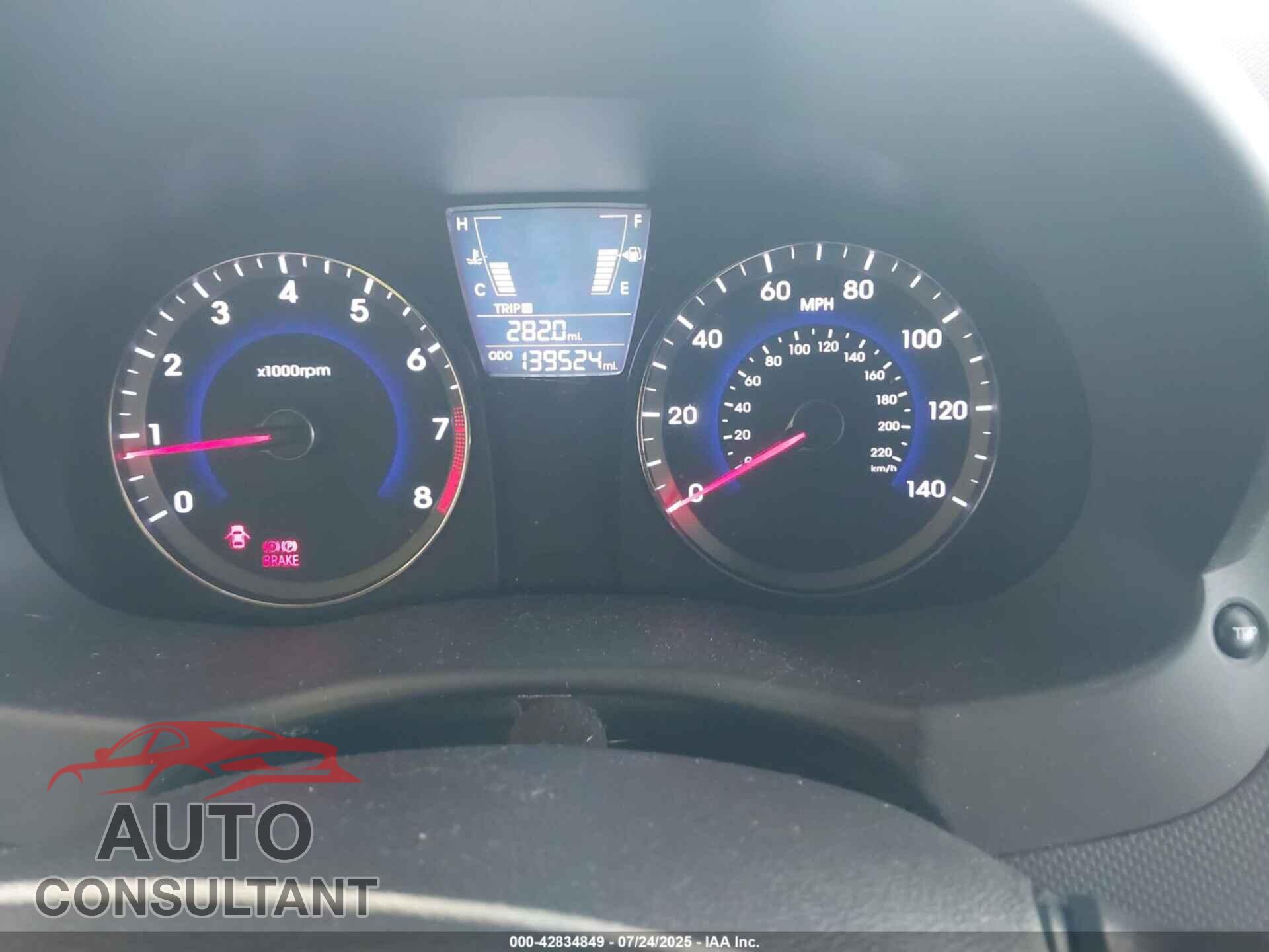 HYUNDAI ACCENT 2012 - KMHCT4AE2CU042023