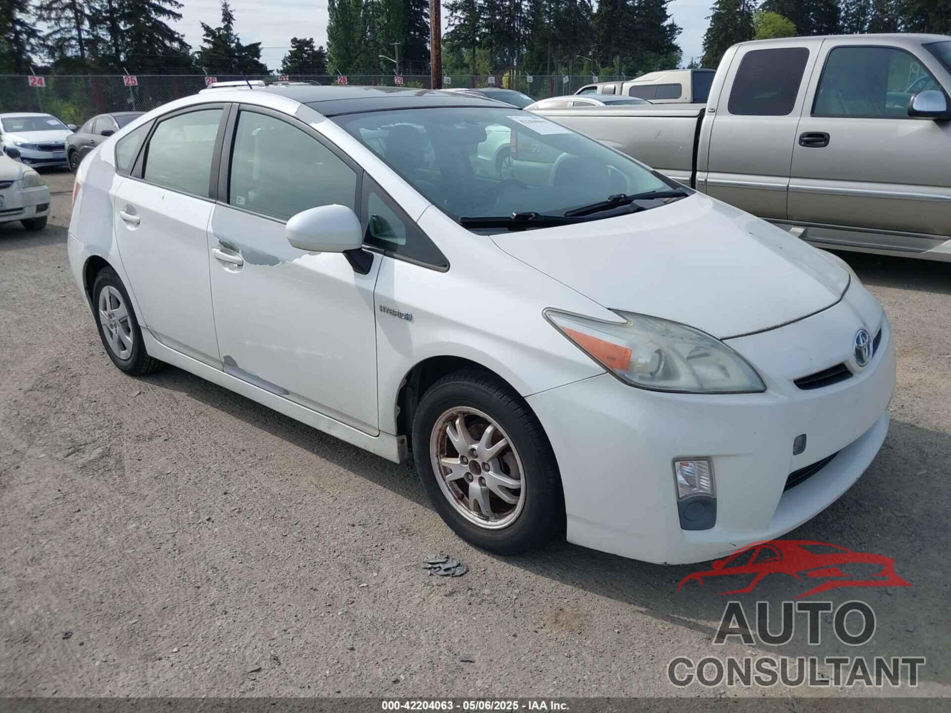 TOYOTA PRIUS 2010 - JTDKN3DU3A0117209