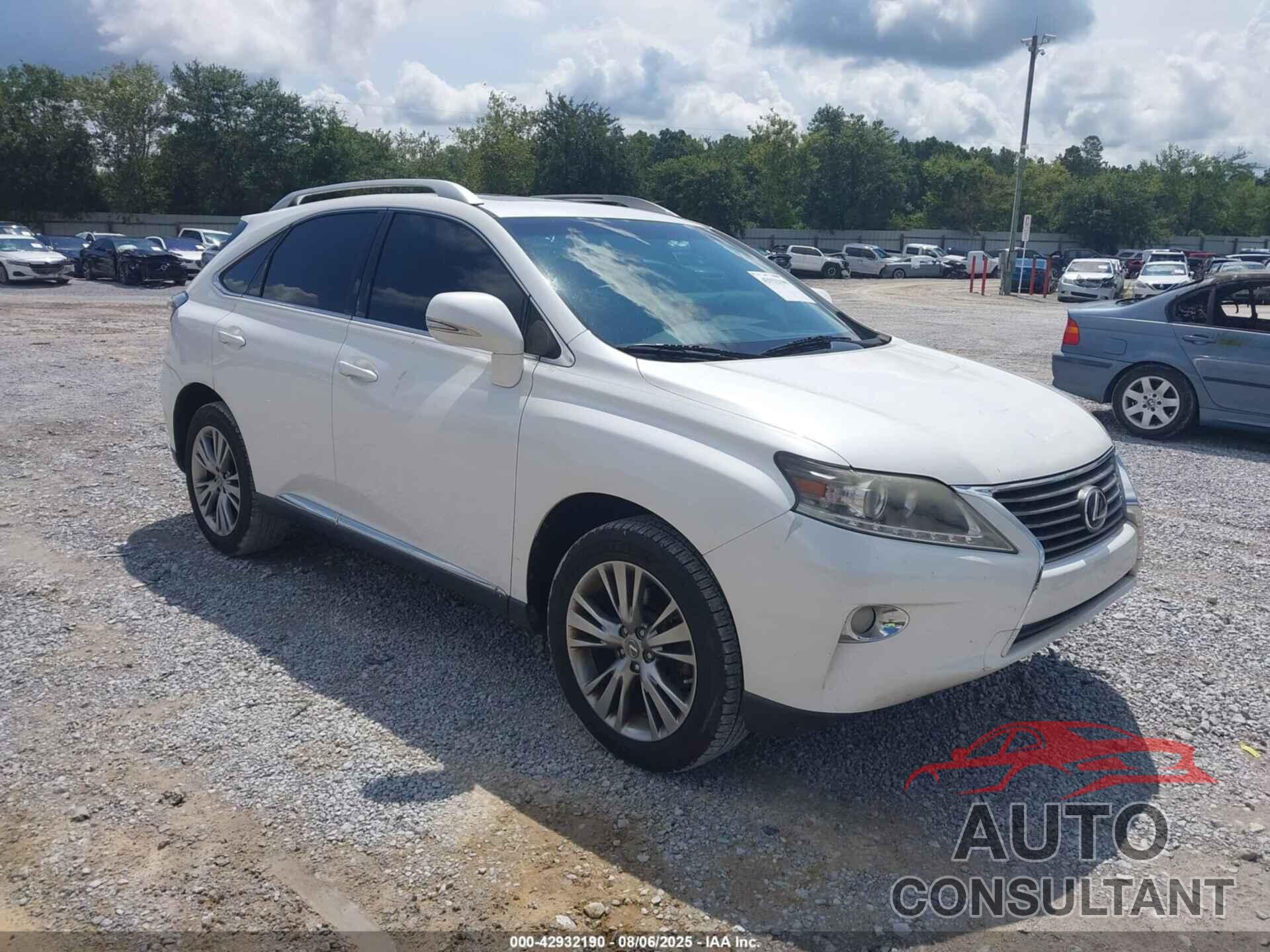 LEXUS RX 350 2013 - 2T2ZK1BA2DC120421