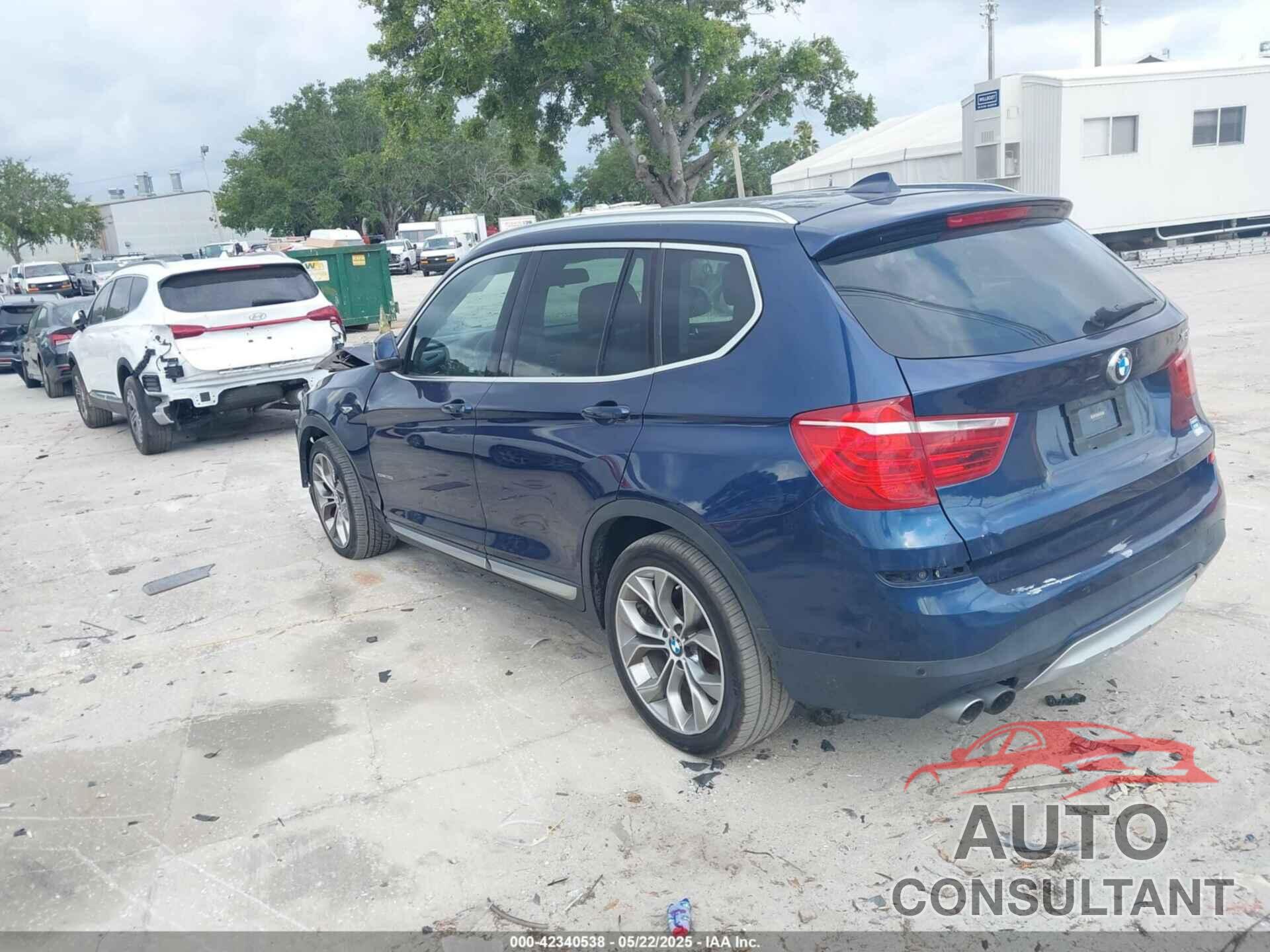 BMW X3 2016 - 5UXWZ7C58G0M83746