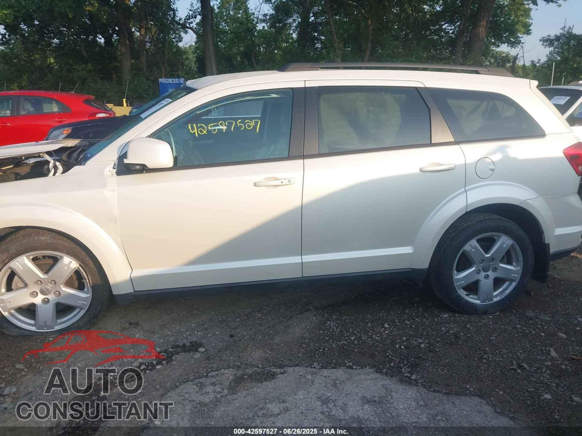 DODGE JOURNEY 2012 - 3C4PDCBG9CT372992