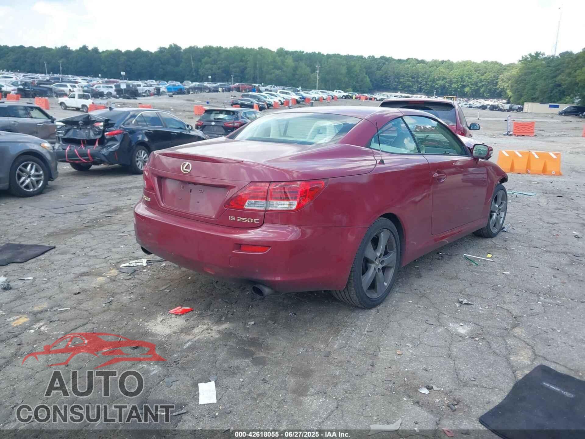 LEXUS IS 250C 2010 - JTHFF2C23A2504919