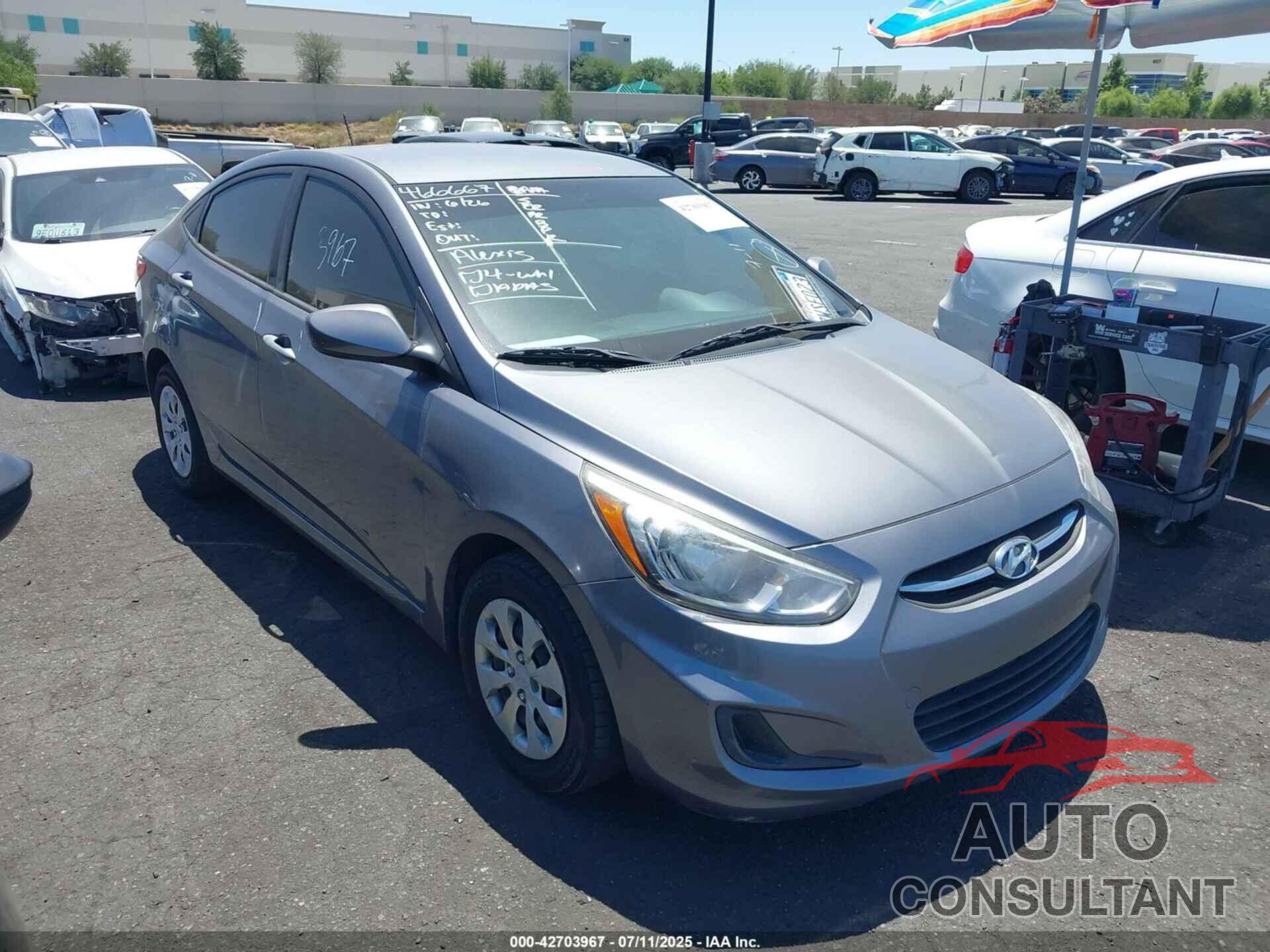 HYUNDAI ACCENT 2016 - KMHCT4AE6GU038689