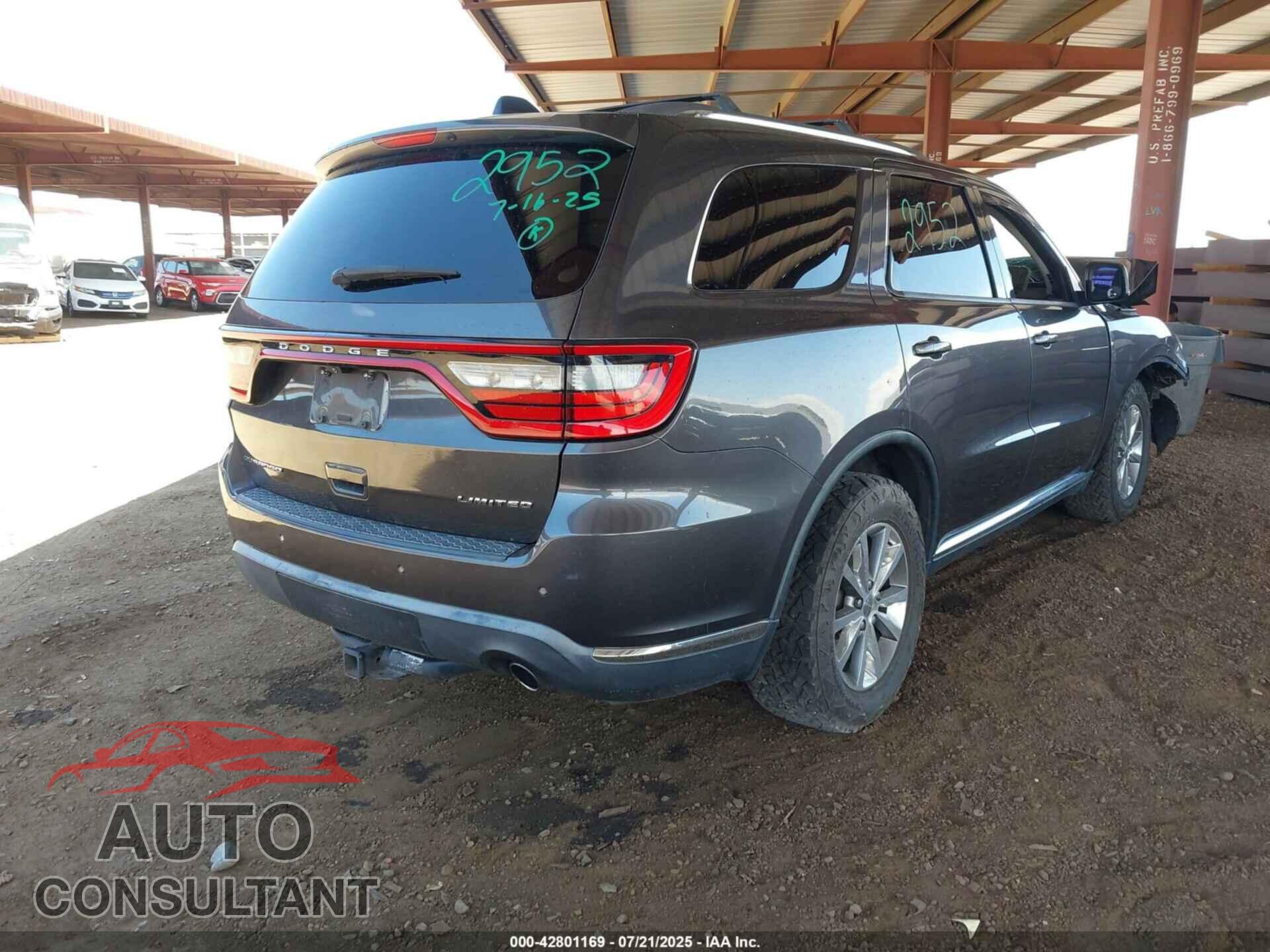 DODGE DURANGO 2015 - 1C4RDHDG6FC801041
