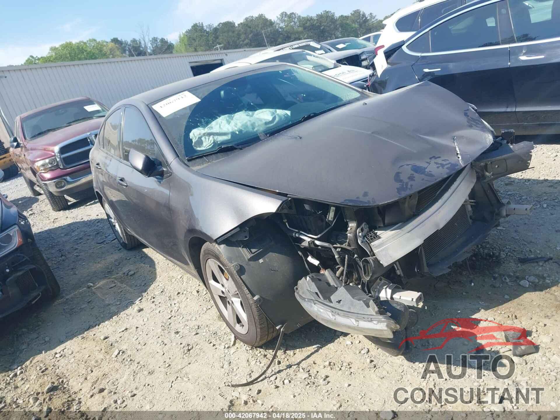 DODGE DART 2015 - 1C3CDFBB7FD330596