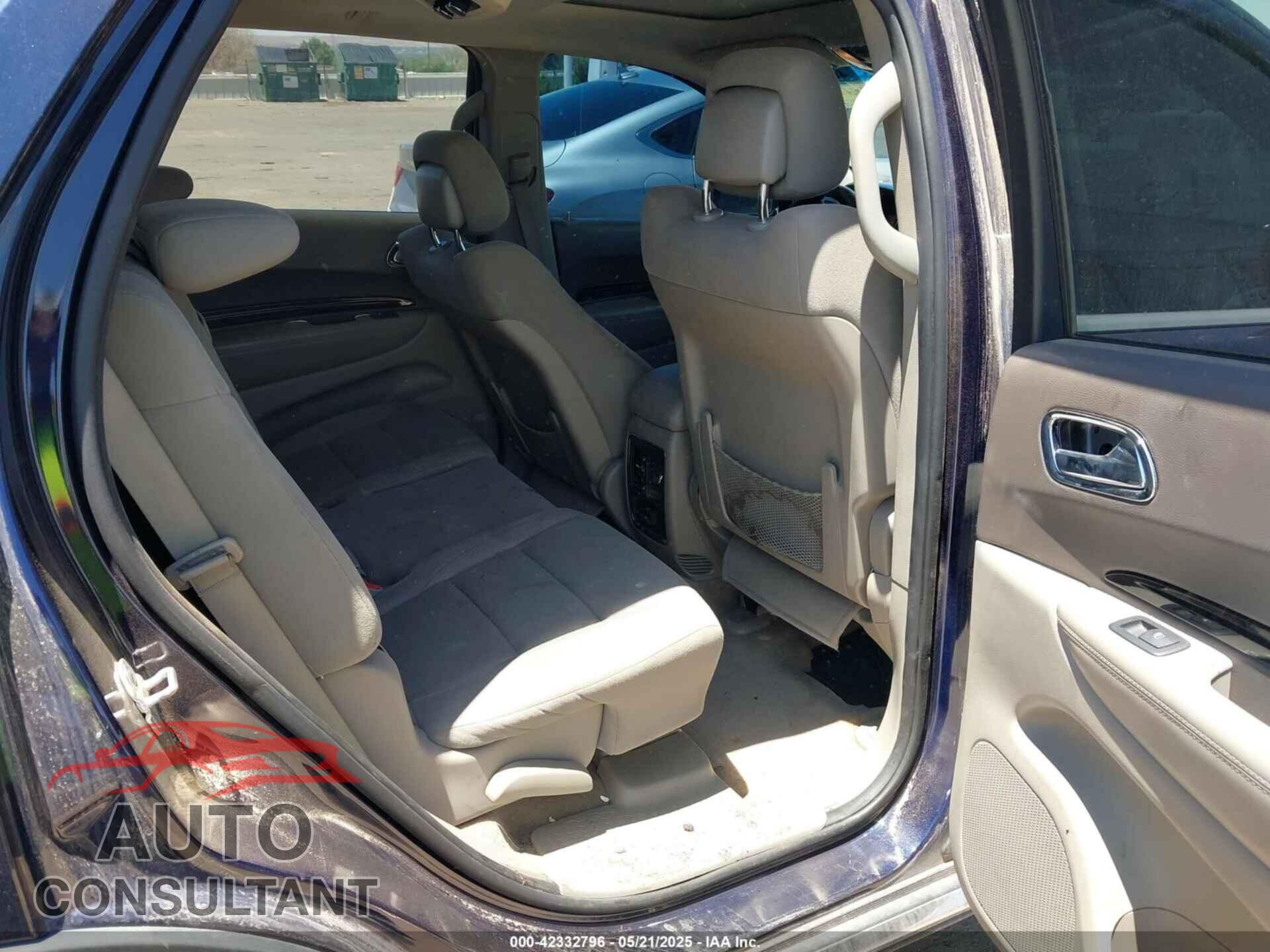 DODGE DURANGO 2012 - 1C4RDHDGOCC321928