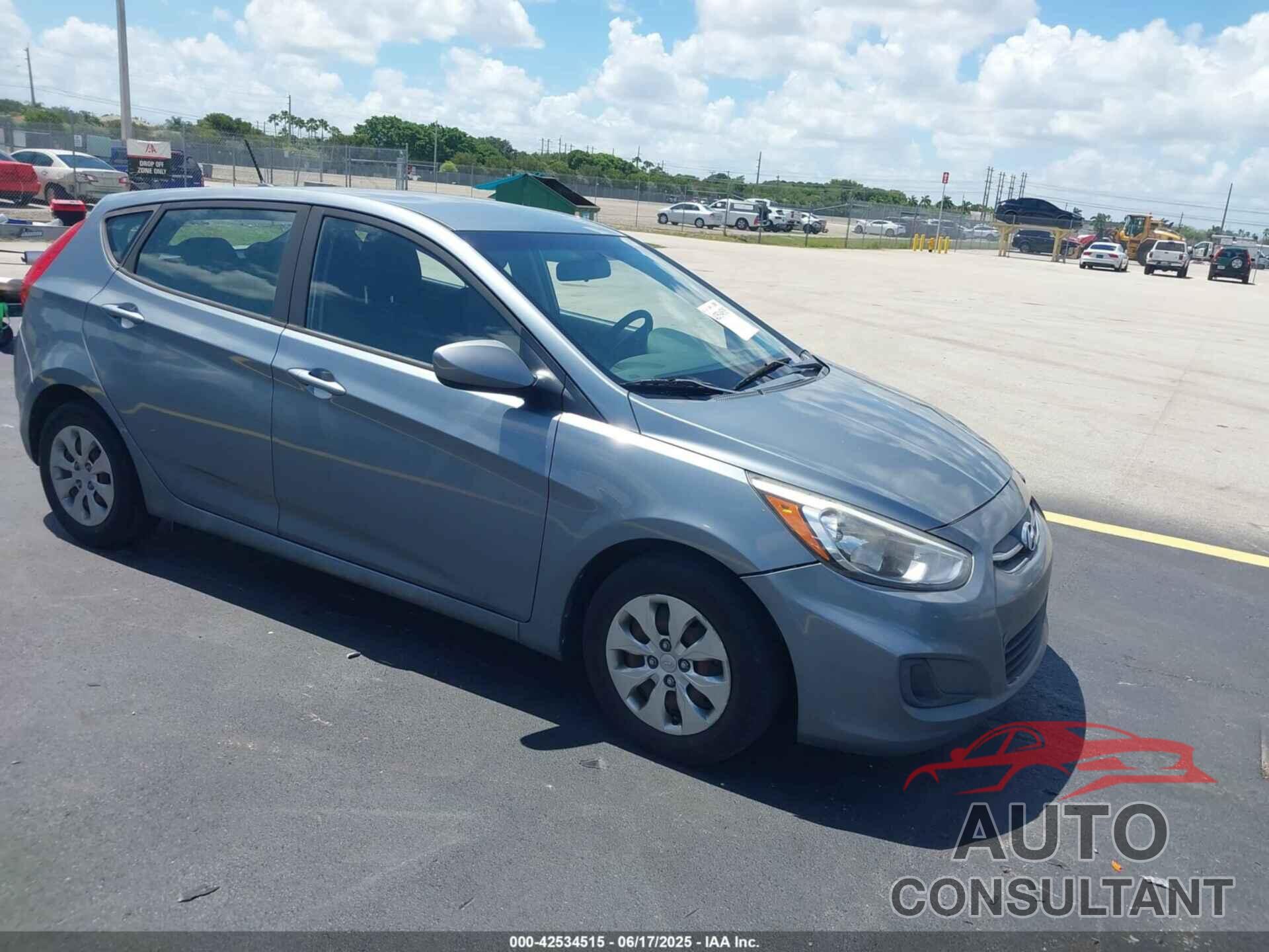 HYUNDAI ACCENT 2017 - KMHCT5AE9HU356247