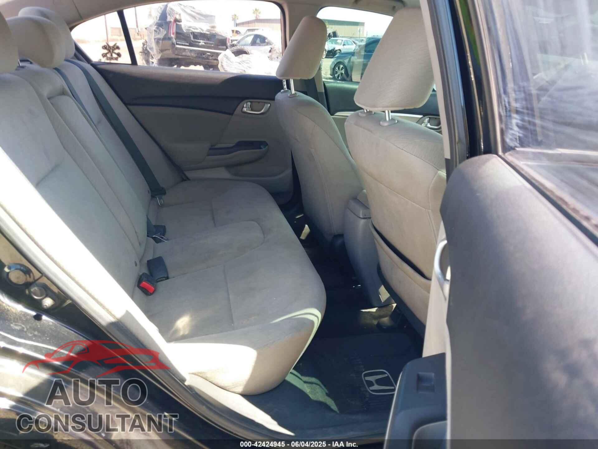 HONDA CIVIC 2013 - 19XFB2F83DE279762