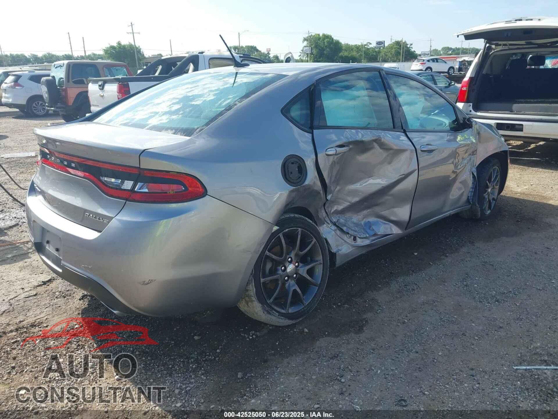 DODGE DART 2015 - 1C3CDFBB6FD267717