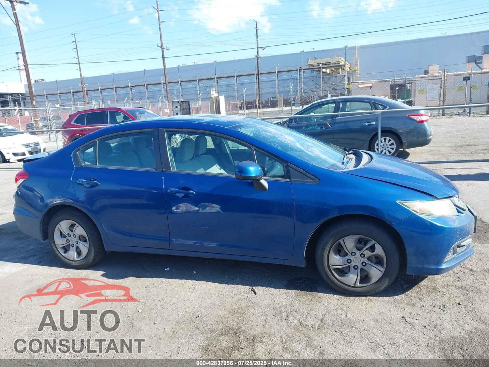 HONDA CIVIC 2013 - 19XFB2F58DE281884