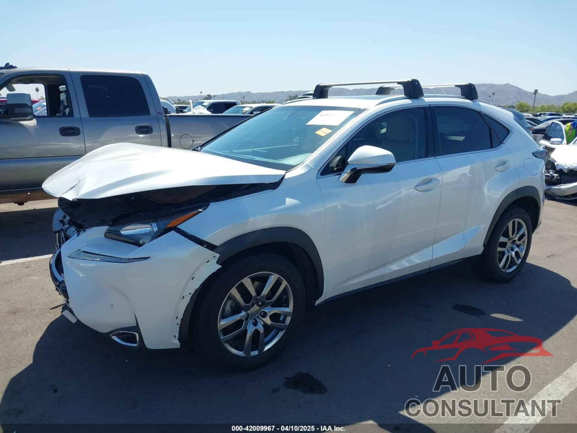 LEXUS NX 200T 2016 - JTJYARBZ6G2025870