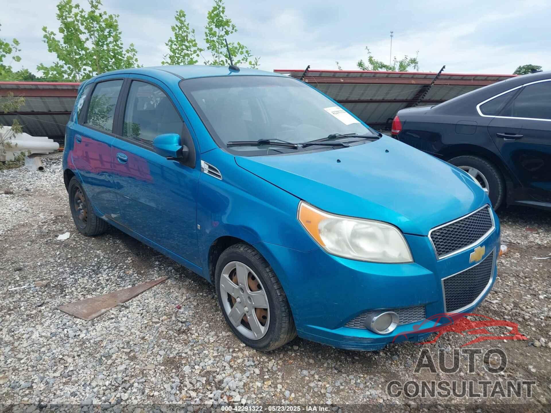 CHEVROLET AVEO 2009 - KL1TG66E59B354684