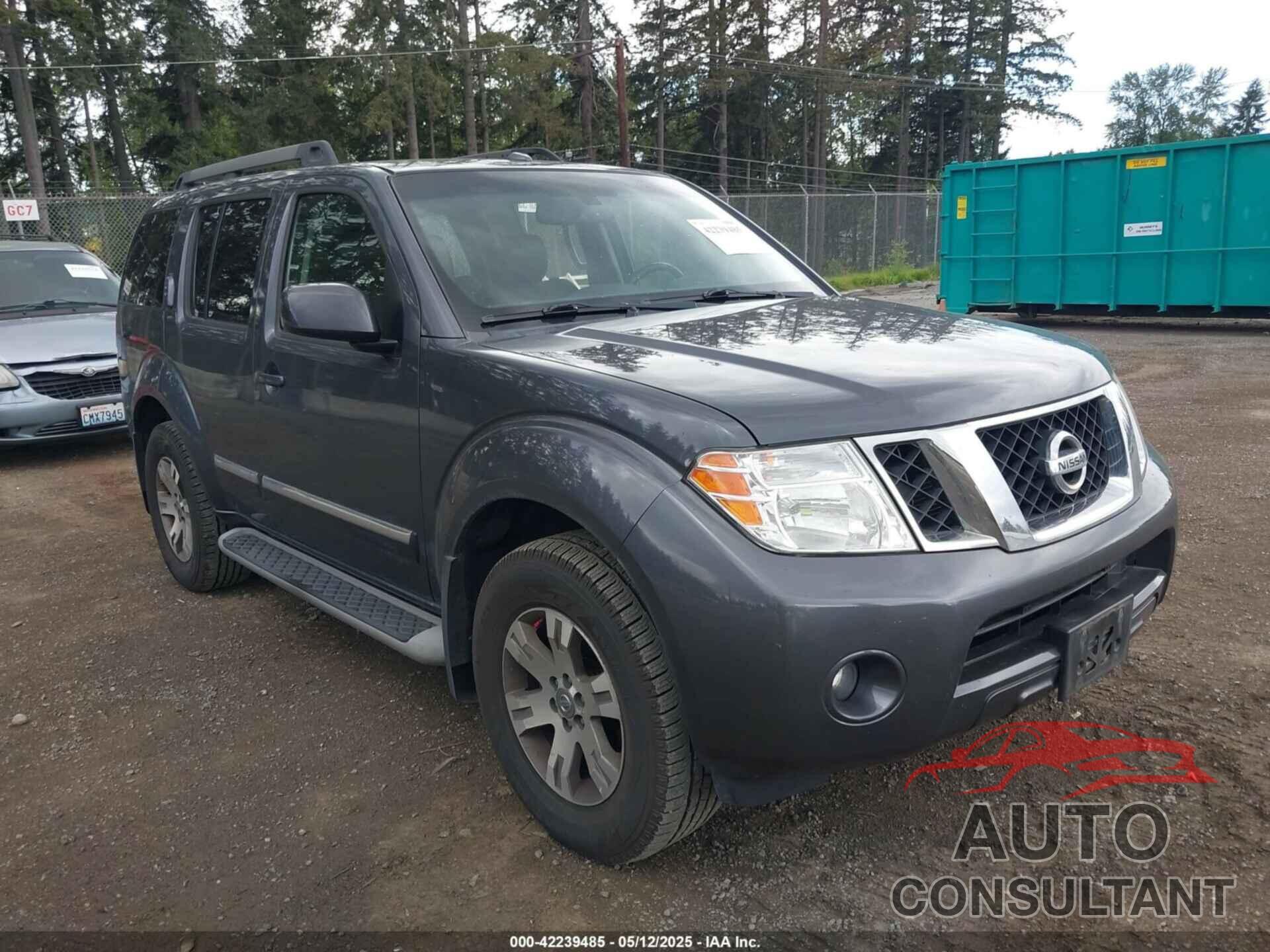 NISSAN PATHFINDER 2012 - 5N1AR1NB9CC629426
