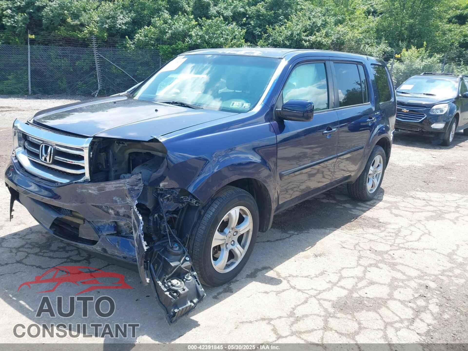 HONDA PILOT 2013 - 5FNYF4H45DB053428