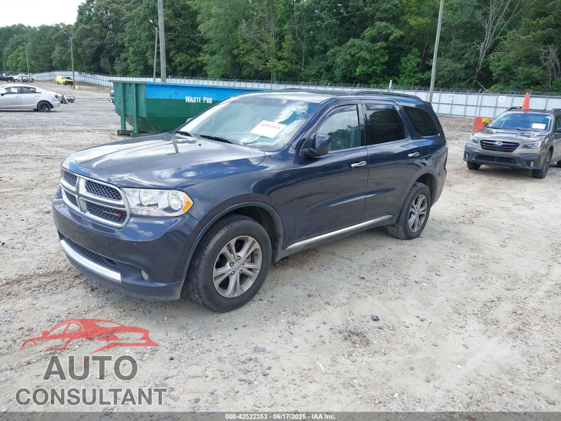 DODGE DURANGO 2013 - 1C4RDHDG7DC657898