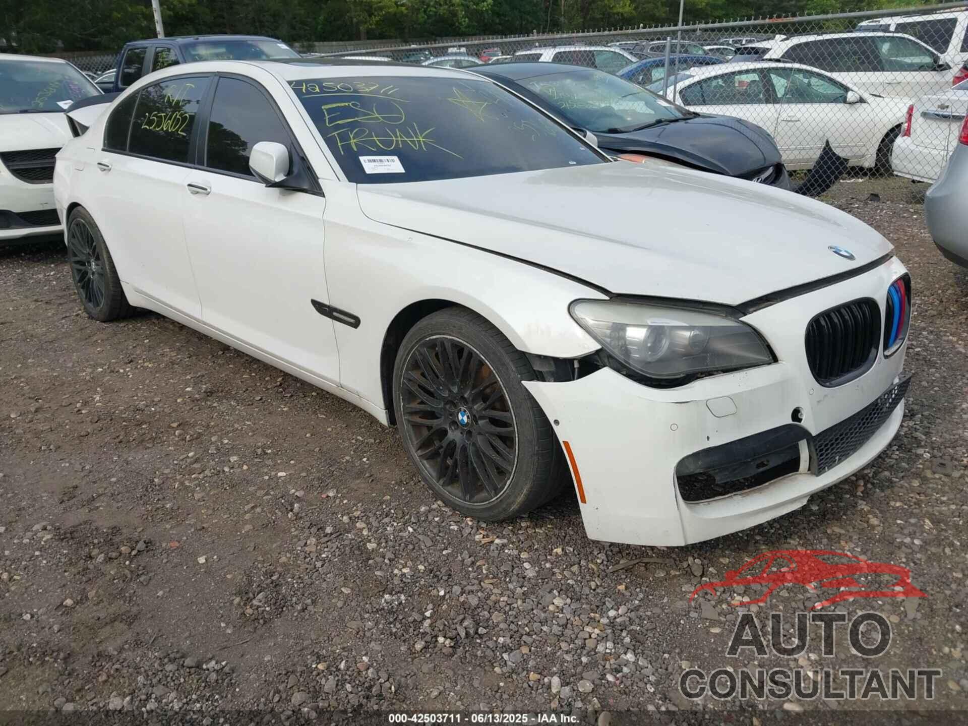 BMW 750LI 2011 - WBAKC8C54BC432577