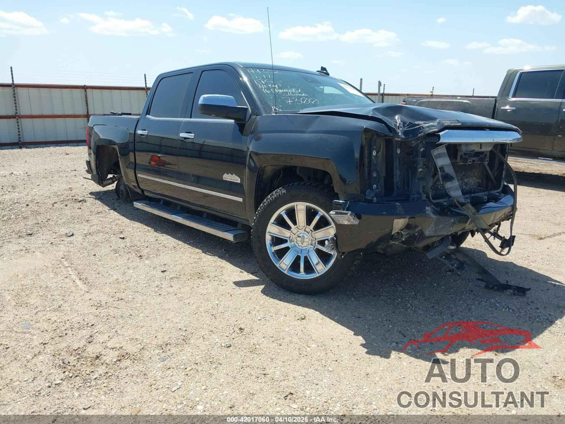 CHEVROLET SILVERADO 1500 2016 - 3GCUKTEC4GG187300
