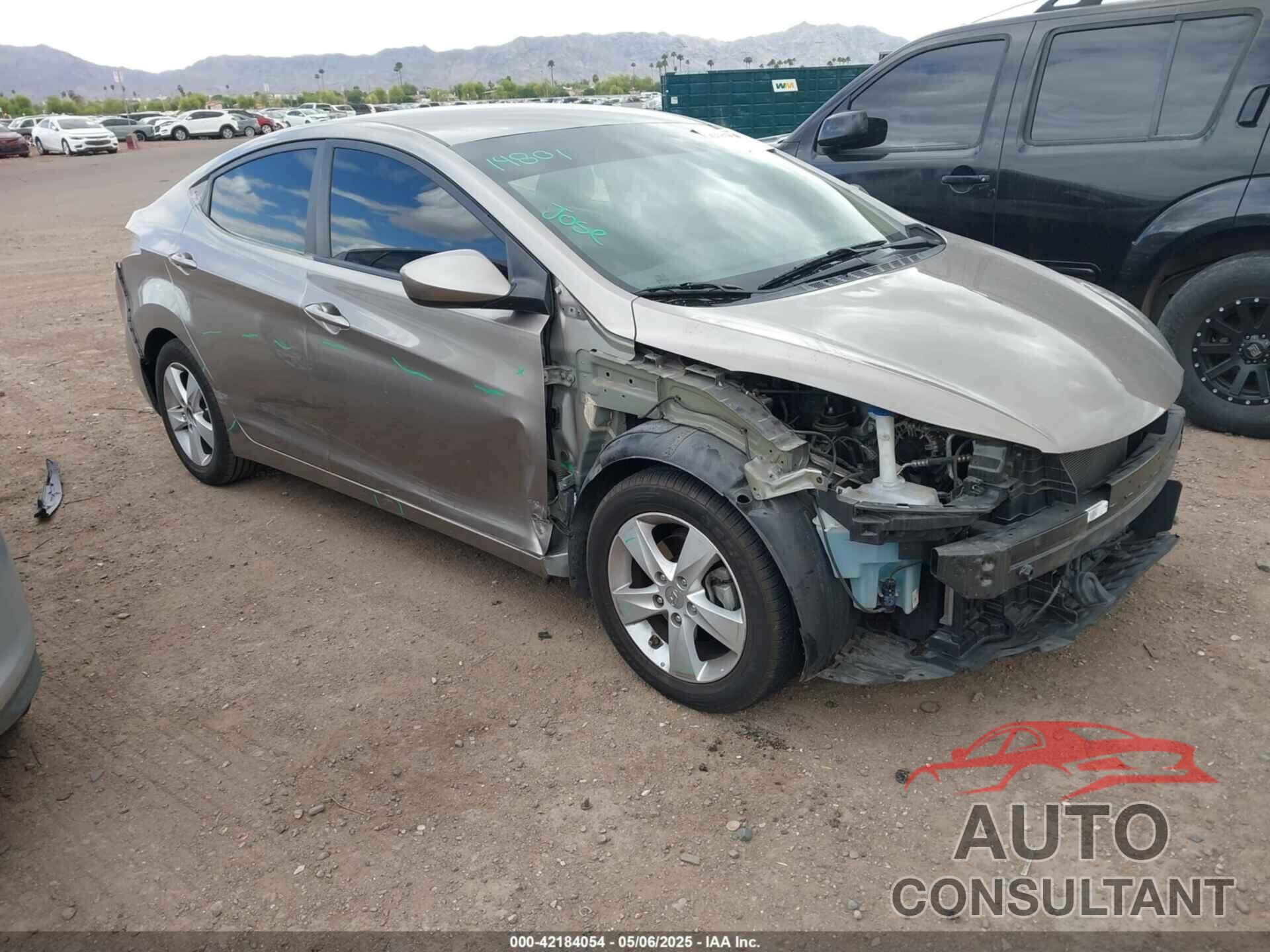HYUNDAI ELANTRA 2013 - 5NPDH4AE5DH245851
