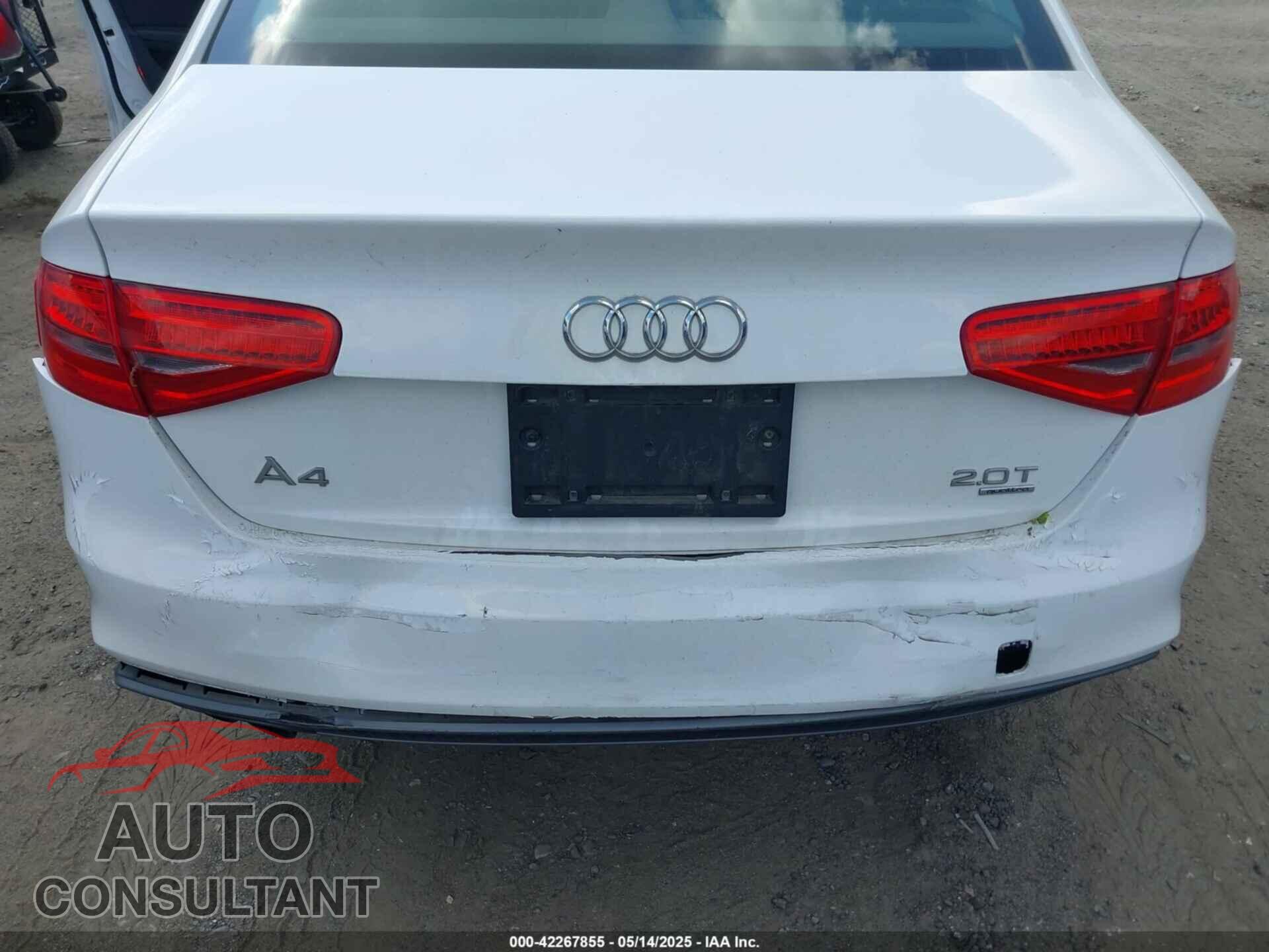 AUDI A4 2015 - WAUDFAFL4FA016306
