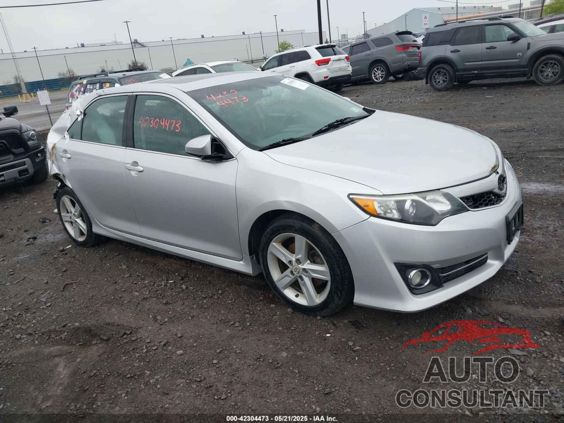 TOYOTA CAMRY 2012 - 4T1BF1FK2CU034729