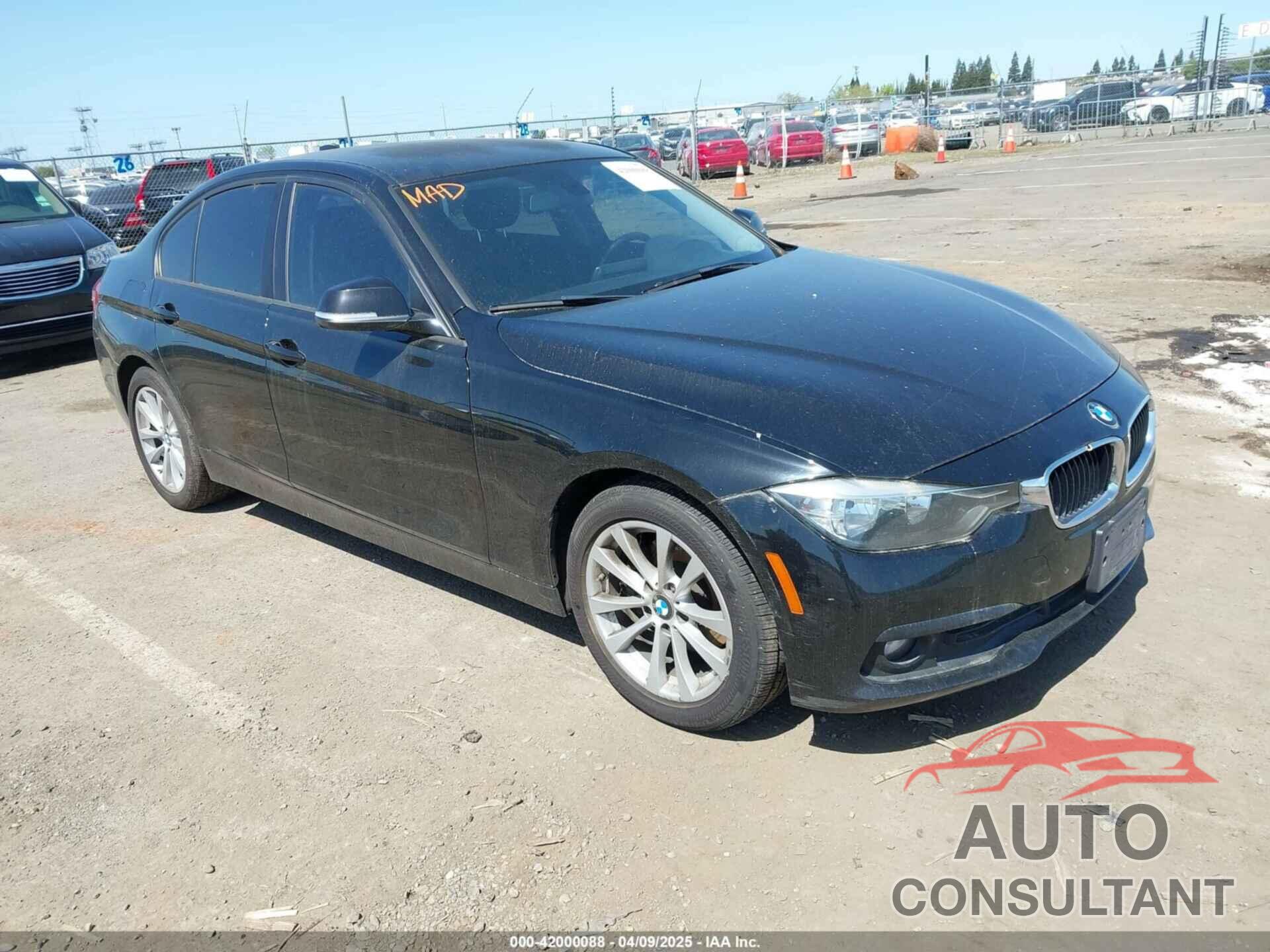 BMW 320I 2016 - WBA8E1G53GNU11091