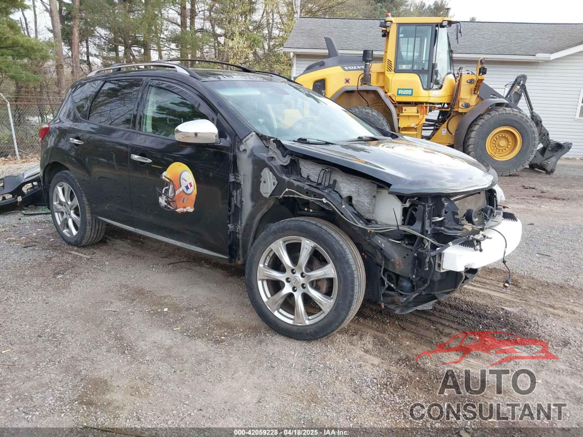 NISSAN MURANO 2012 - JN8AZ1MW9CW201545