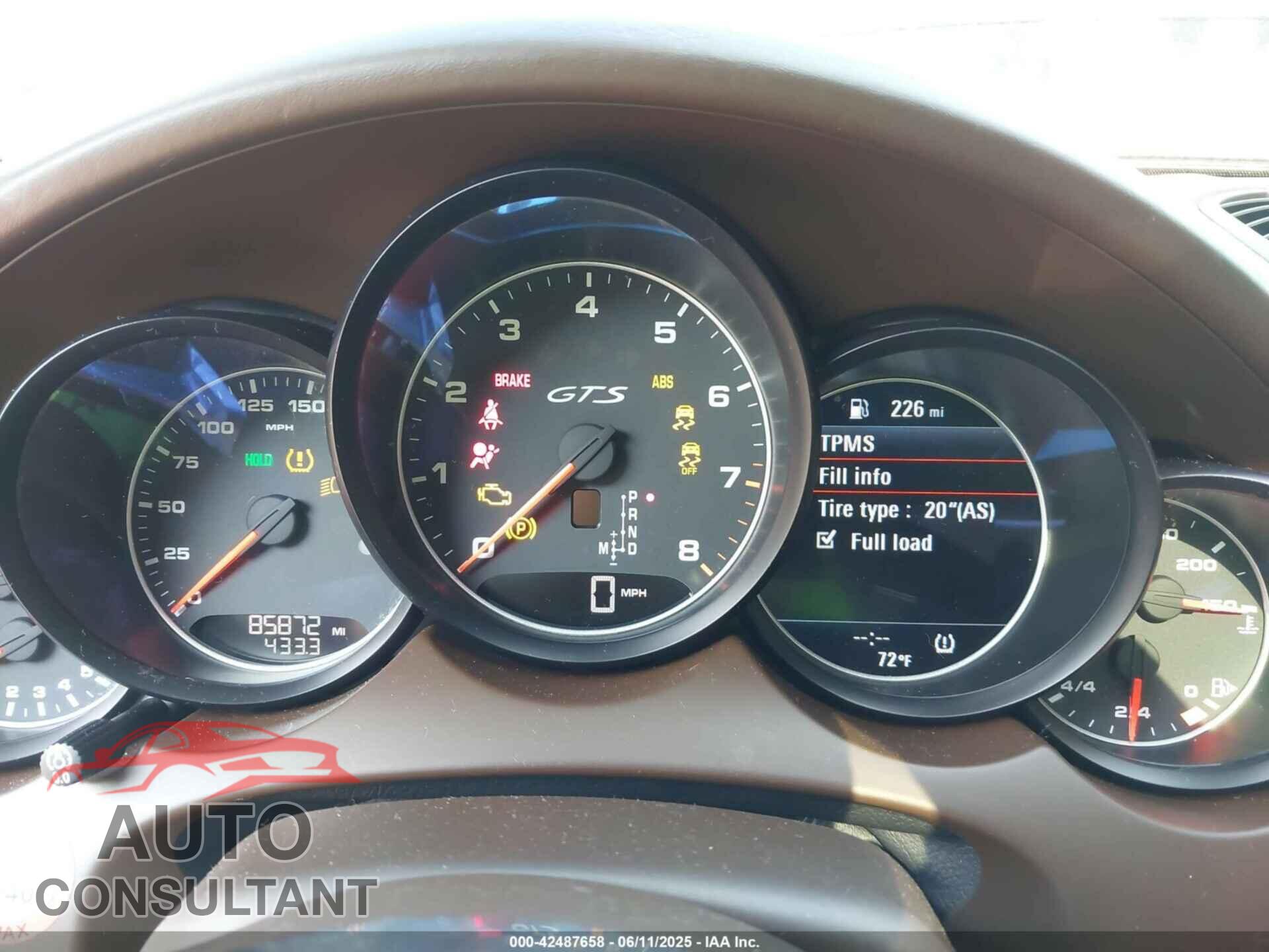 PORSCHE CAYENNE 2016 - WP1AD2A24GLA76719